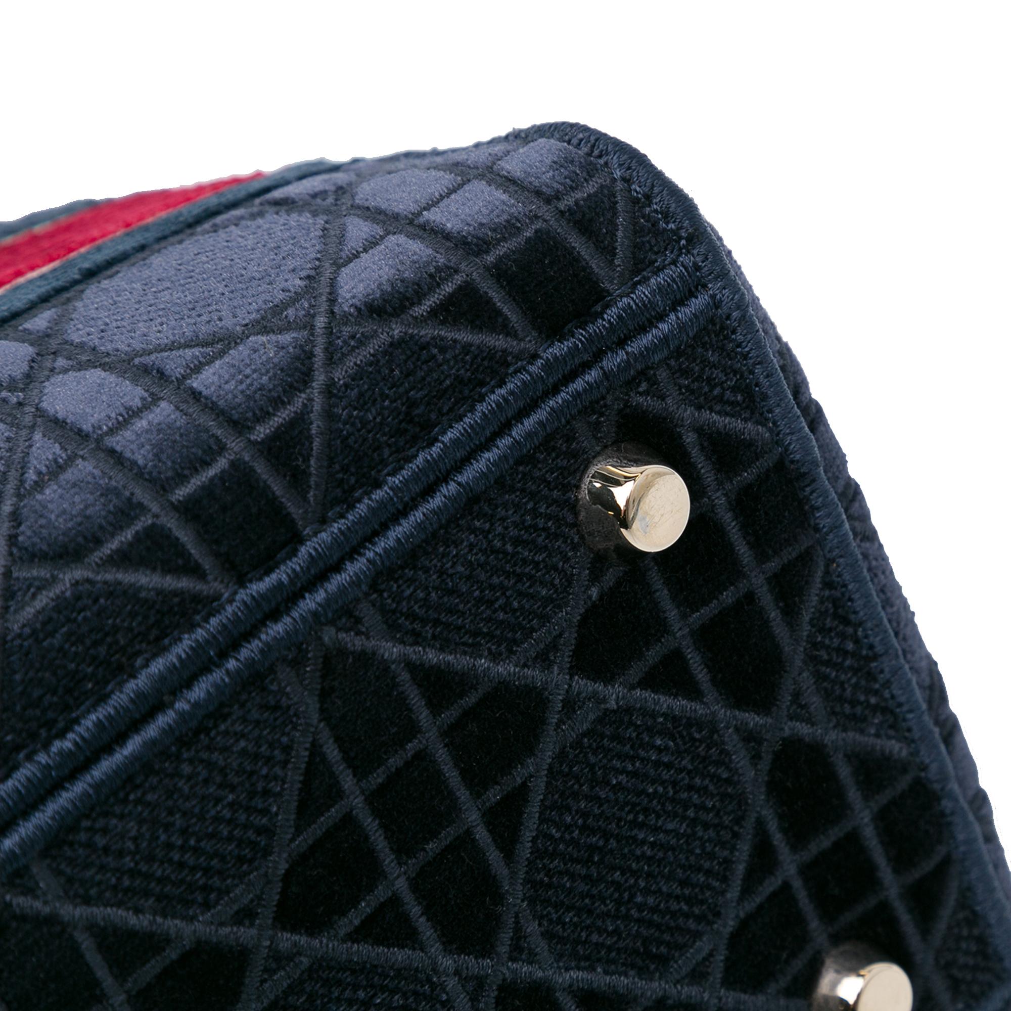 Dior Medium Velvet Cannage Lady D-Lite (SHG-ysoyN0)