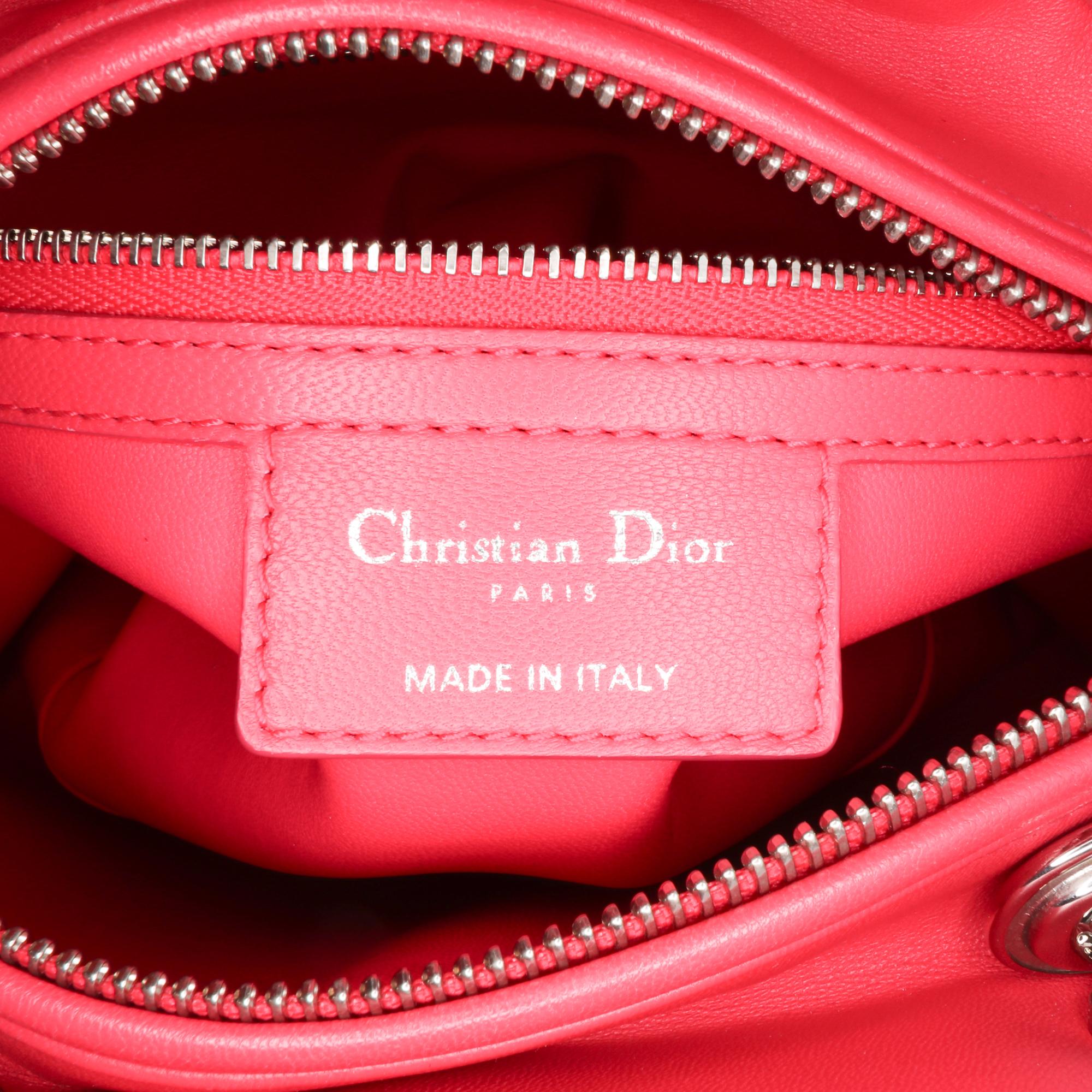 Dior Medium Woven Raffia Lady Dior