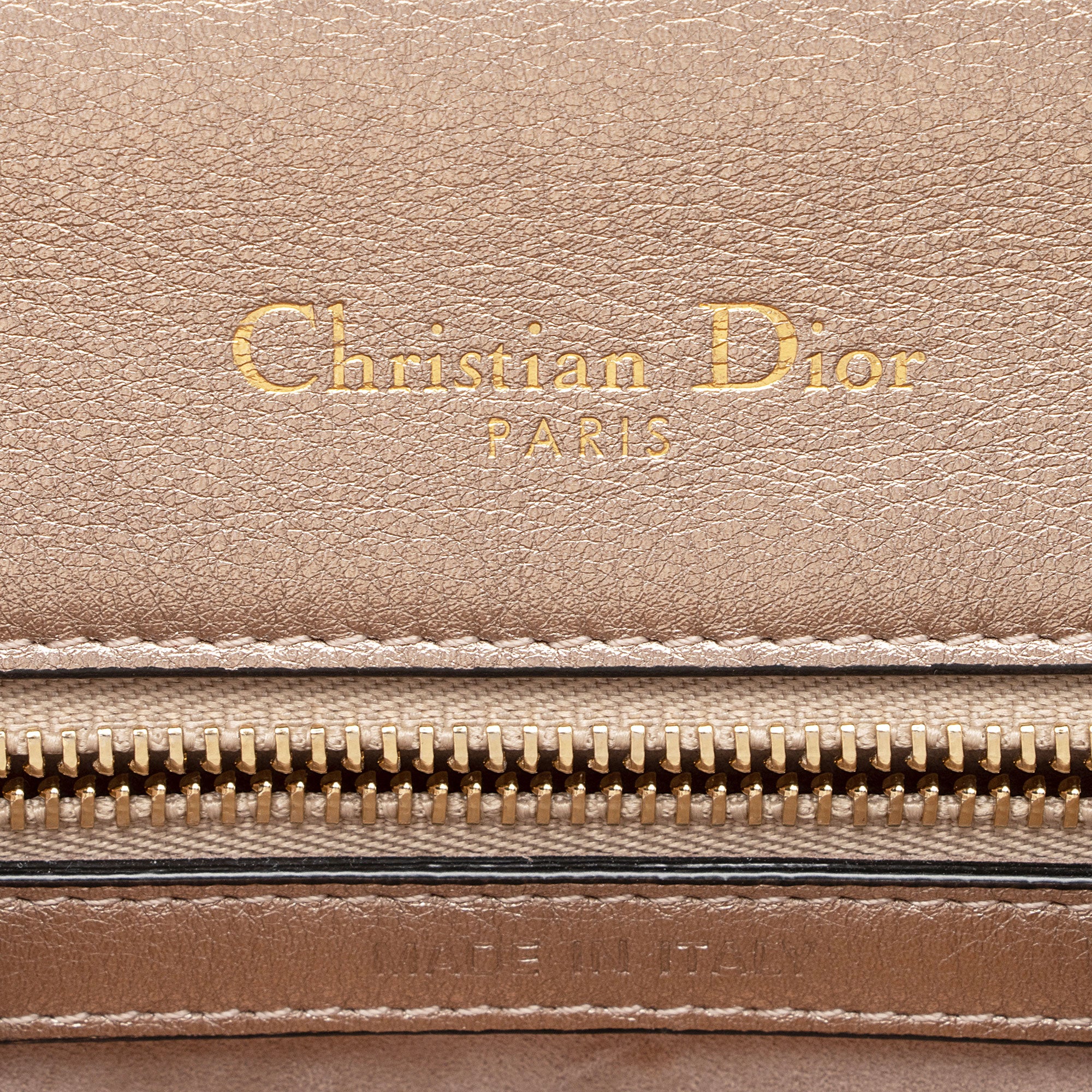 Dior Metallic Calfskin Diorama Medium Shoulder Bag