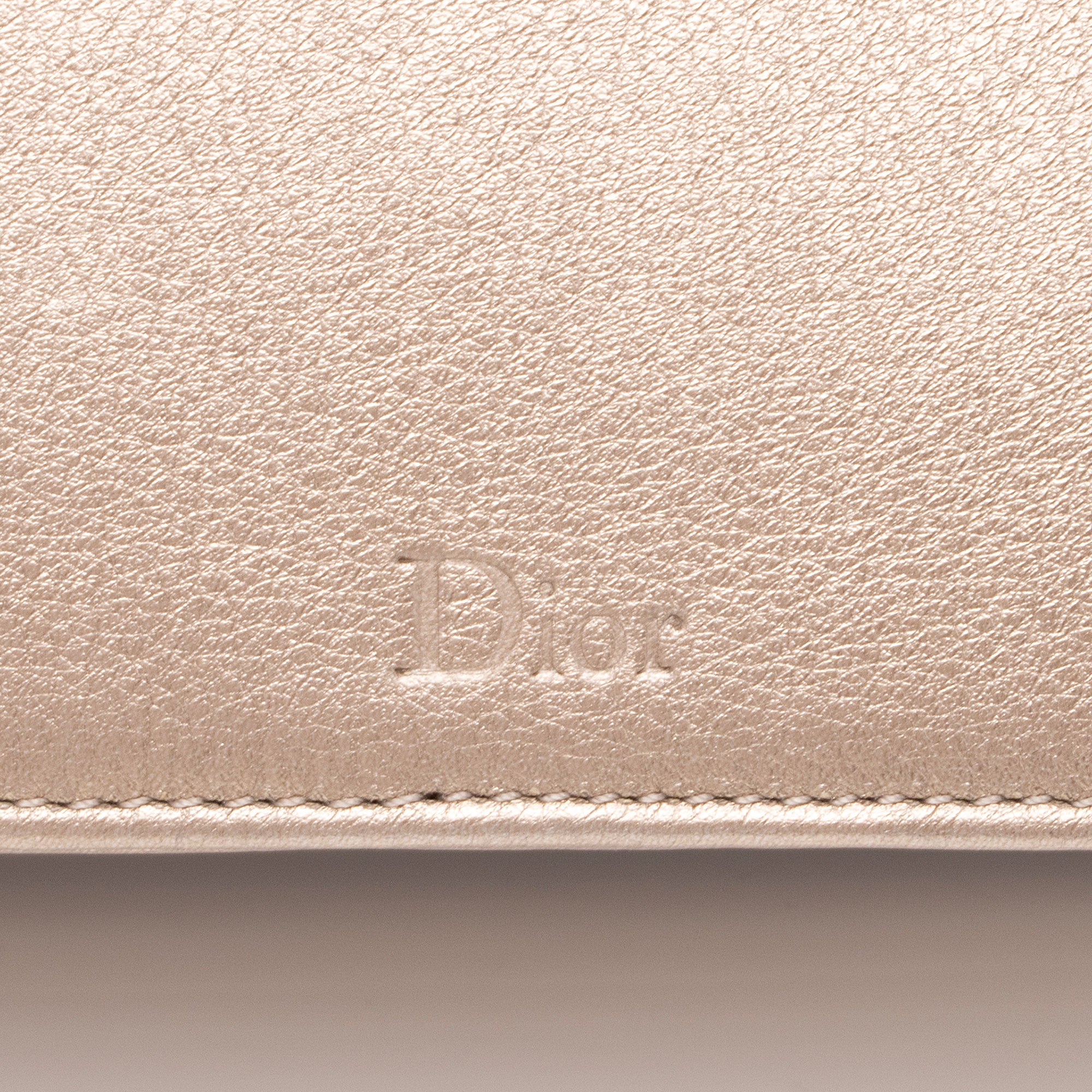 Dior Metallic Calfskin Diorama Medium Shoulder Bag