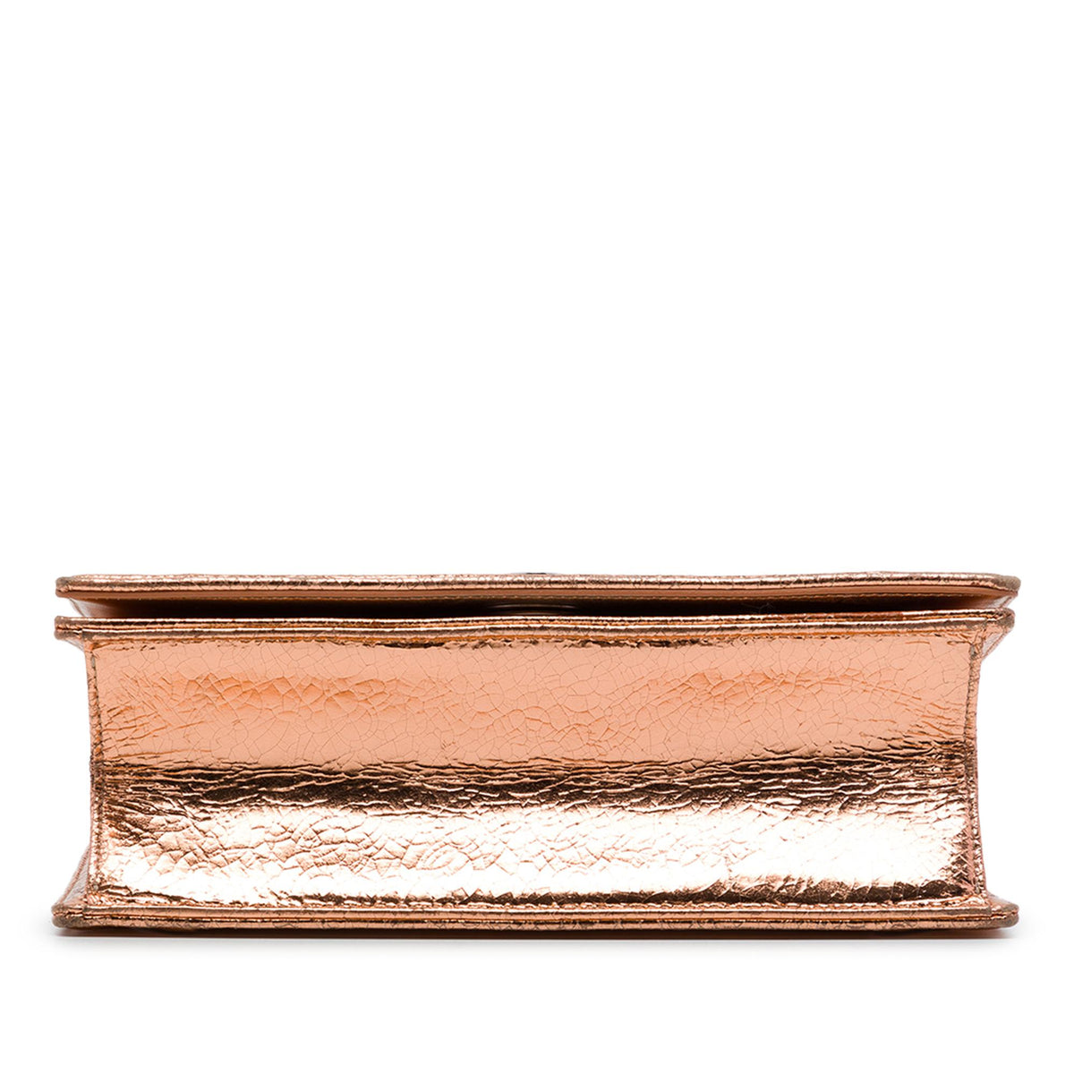 Dior Metallic Ceramic Effect Deerskin Diorama Wallet on Chain