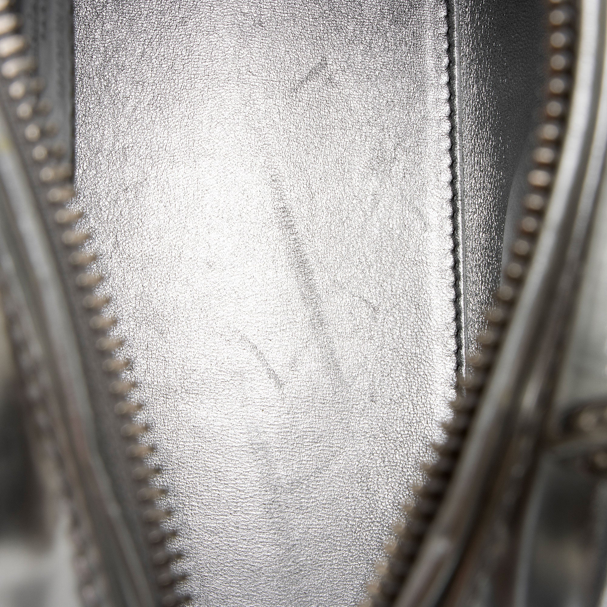 Dior Metallic Patent Leather Lady Dior Medium Tote