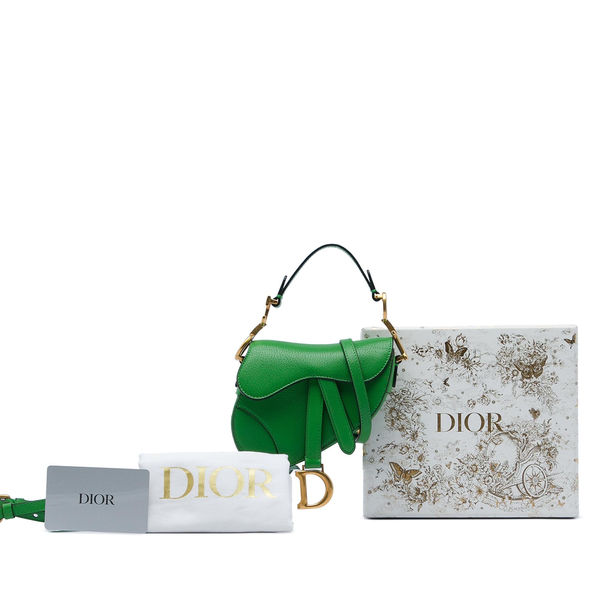 Dior Micro Goatskin Saddle Bag