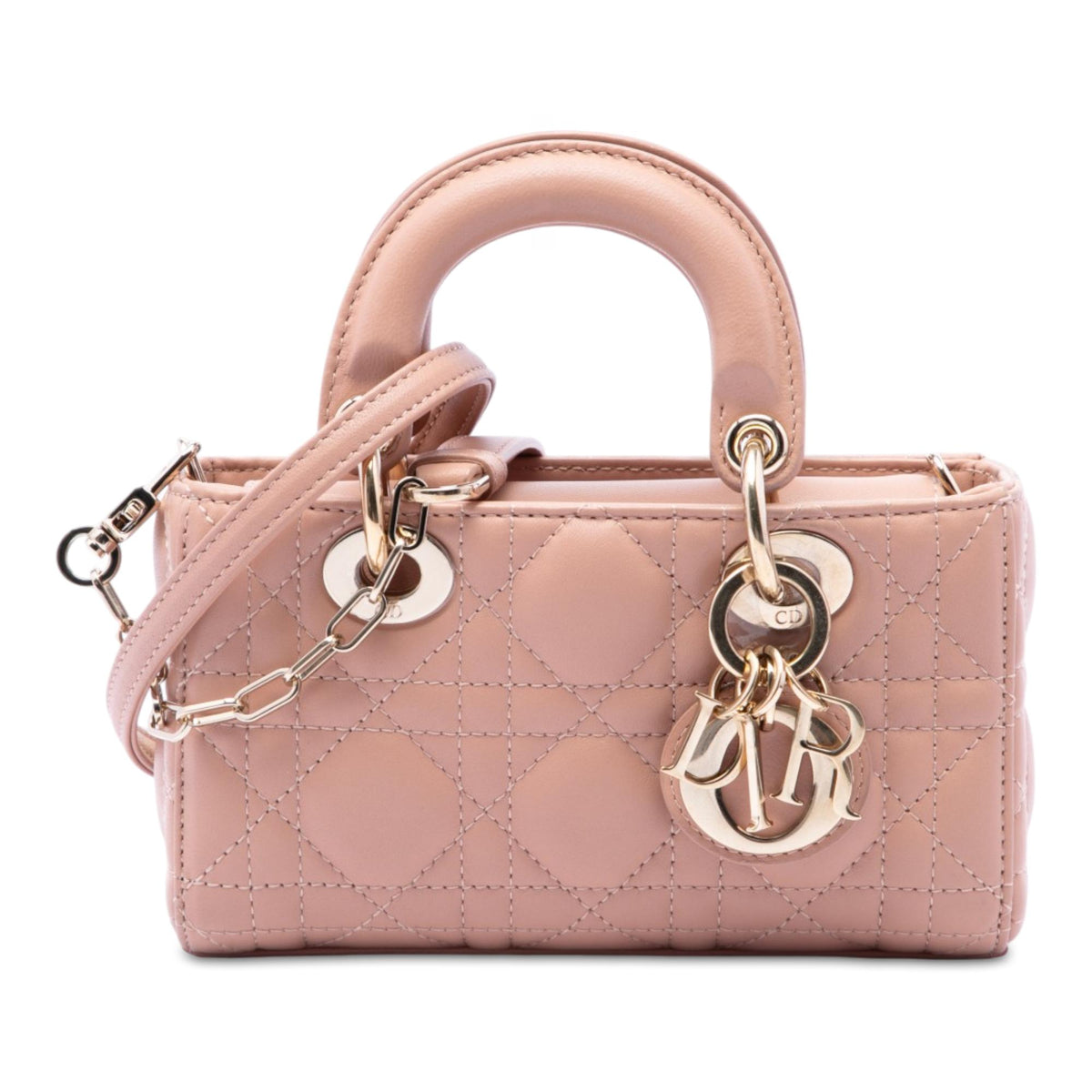 Dior Micro Lambskin Cannage Lady D Joy