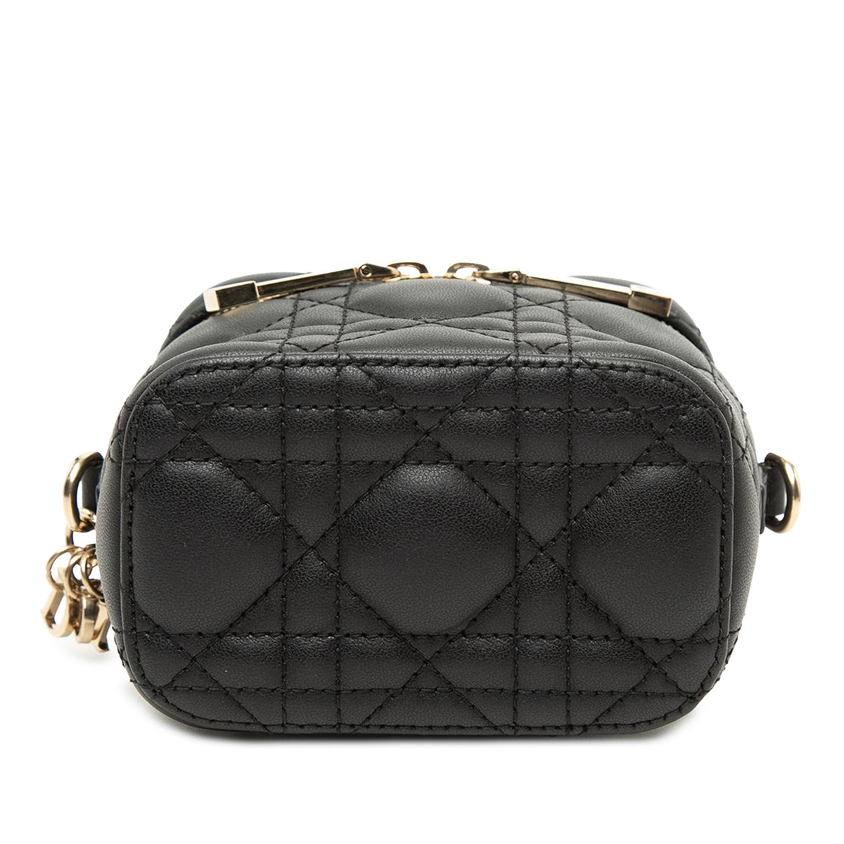 Dior Micro Lambskin Cannage Lady Dior Vanity Case