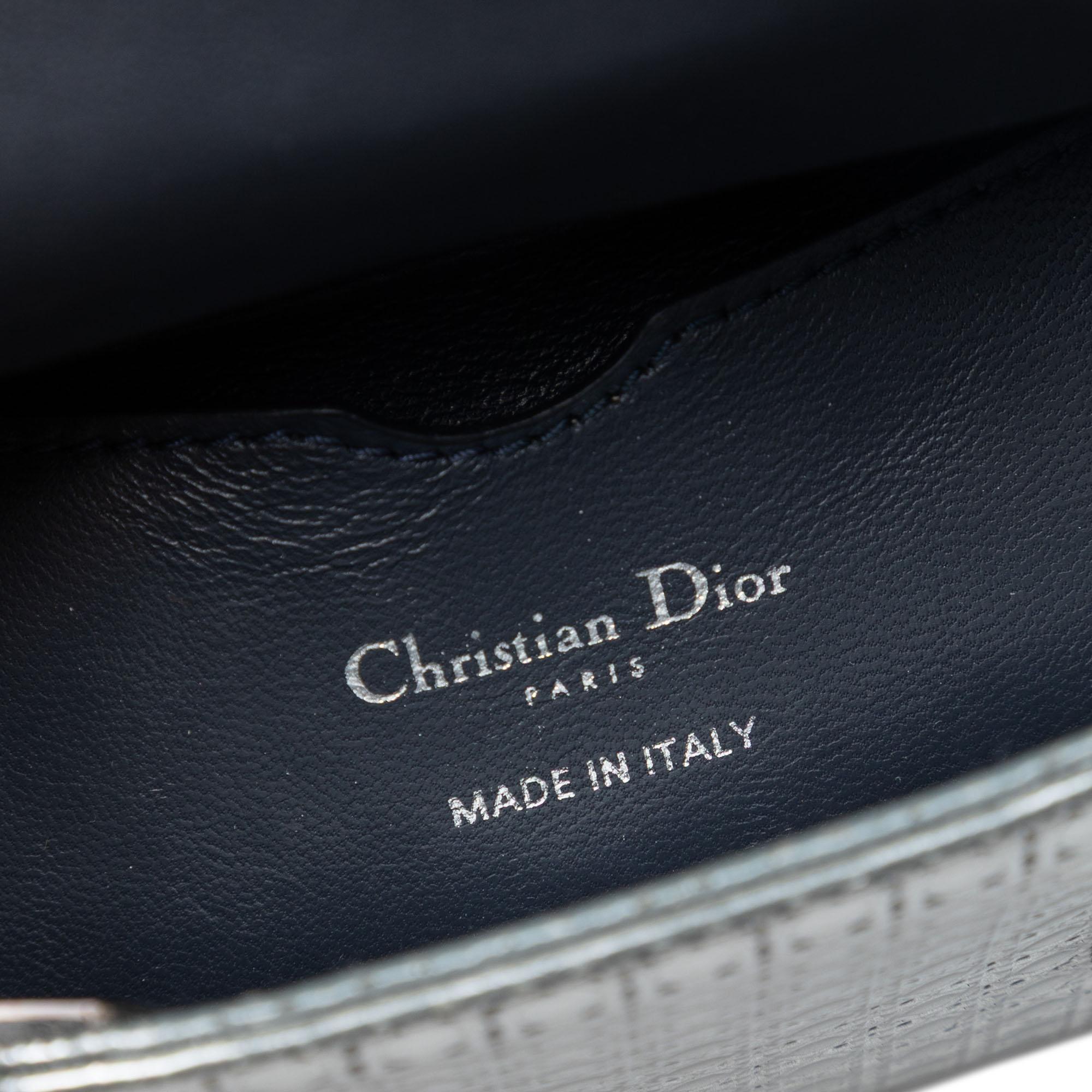 Dior Micro Metallic Patent Microcannage Lady Dior
