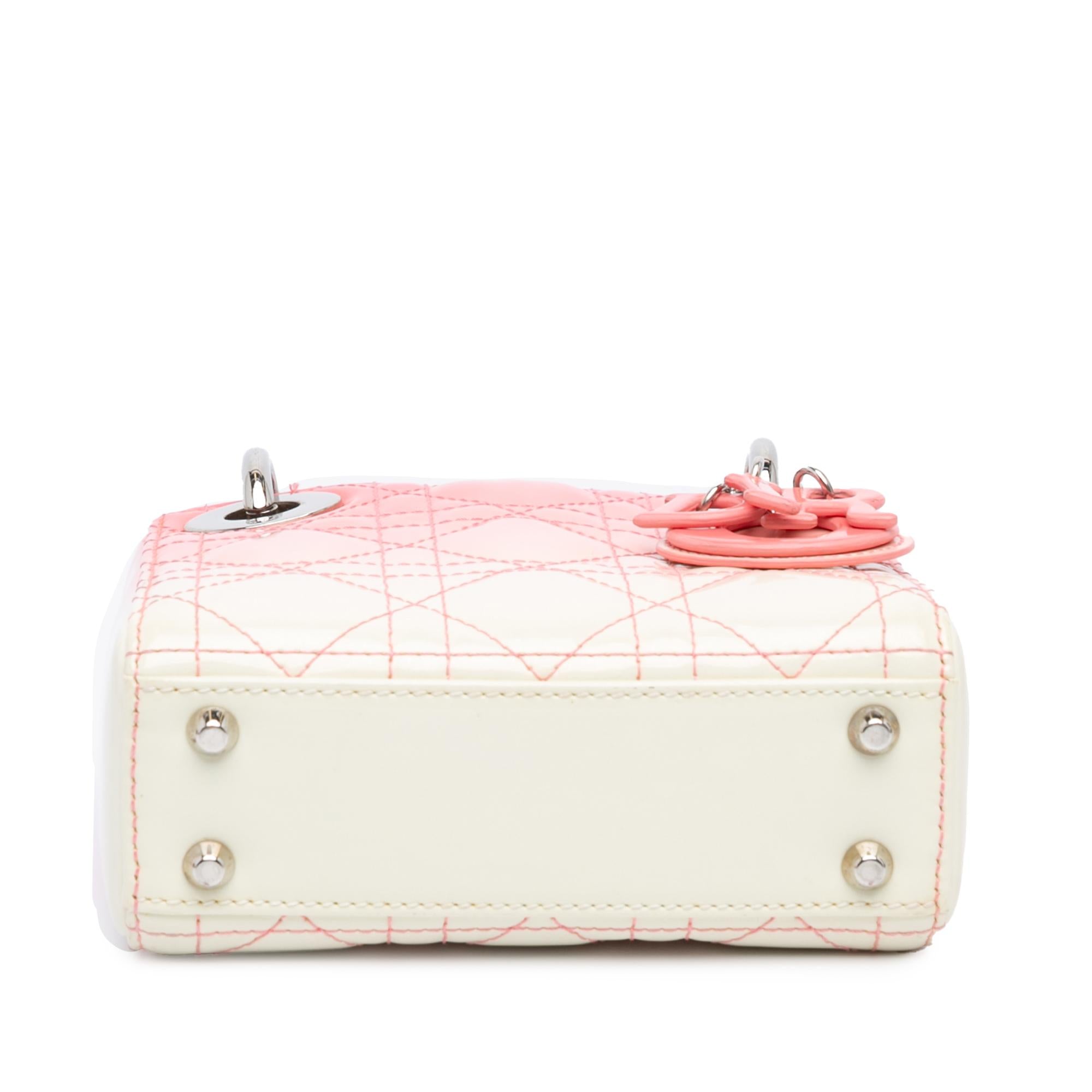 Dior Micro Ombre Patent Cannage Lady Dior