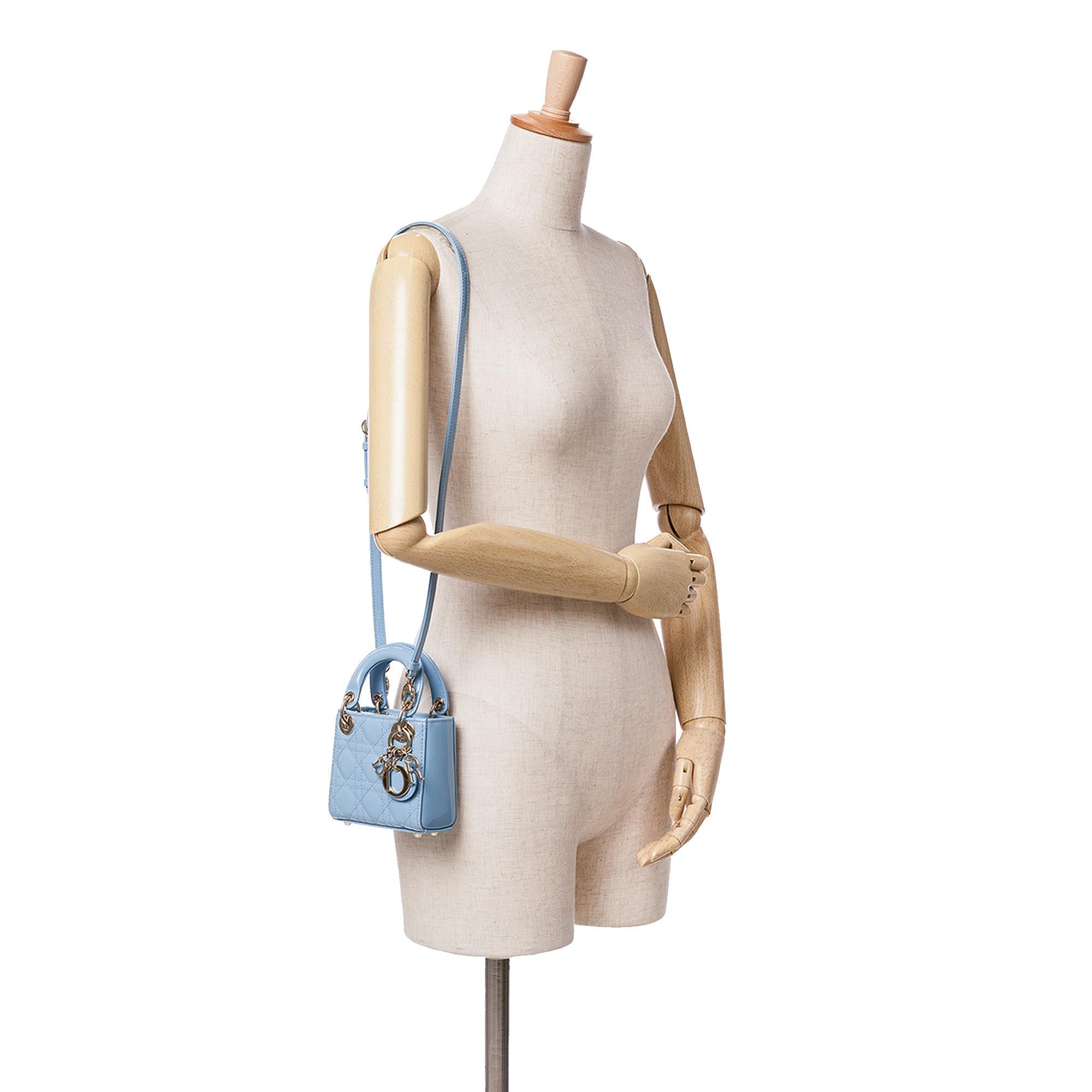 Dior Micro Patent Cannage Lady Dior