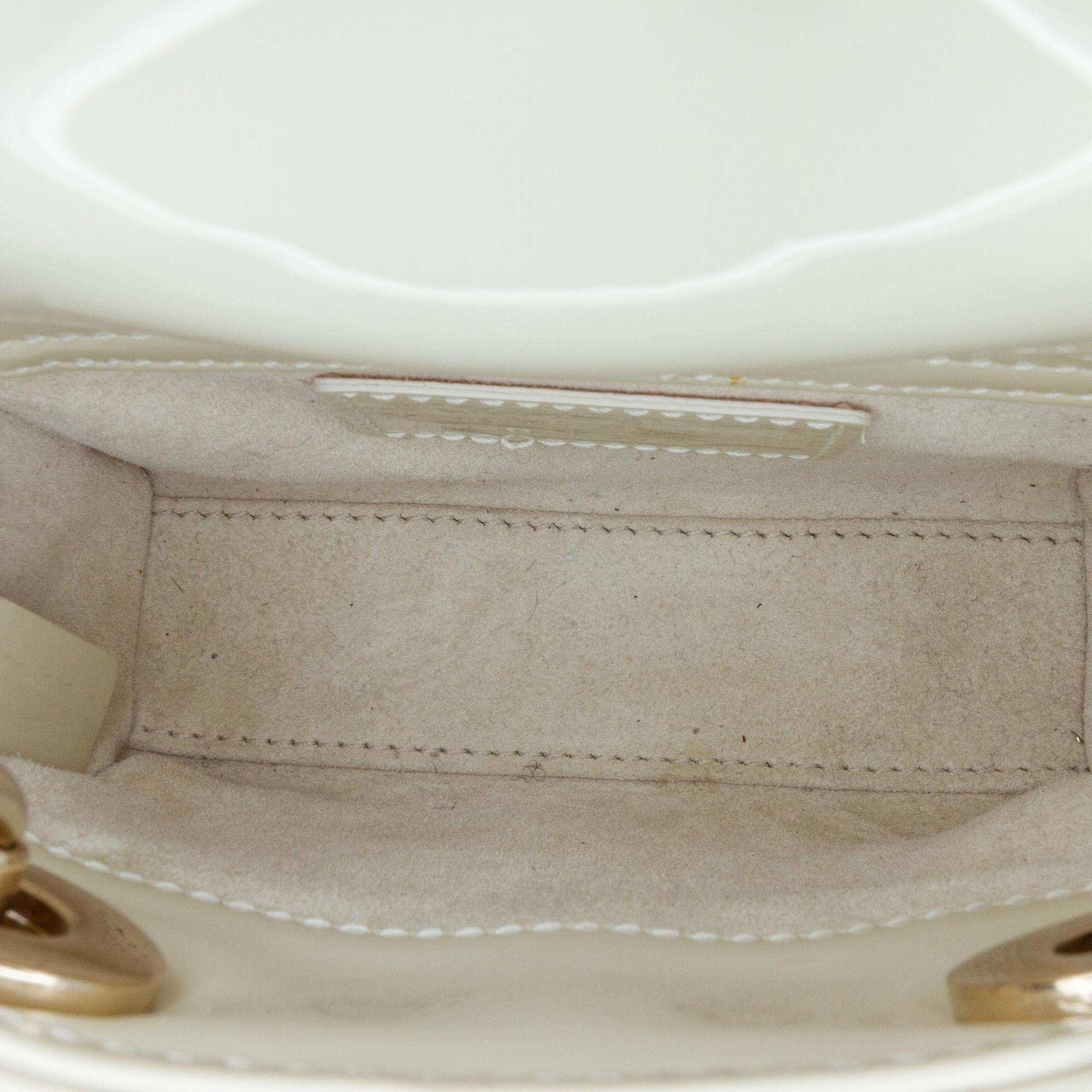 Dior Micro Patent Cannage Lady Dior