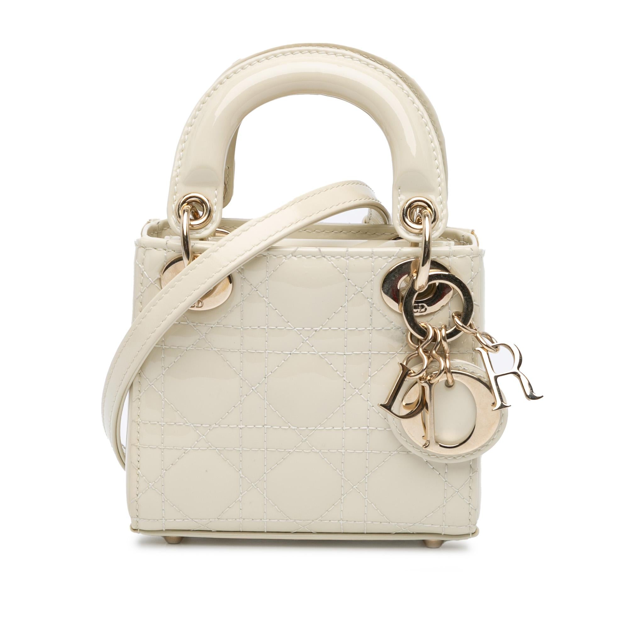 Dior Micro Patent Cannage Lady Dior