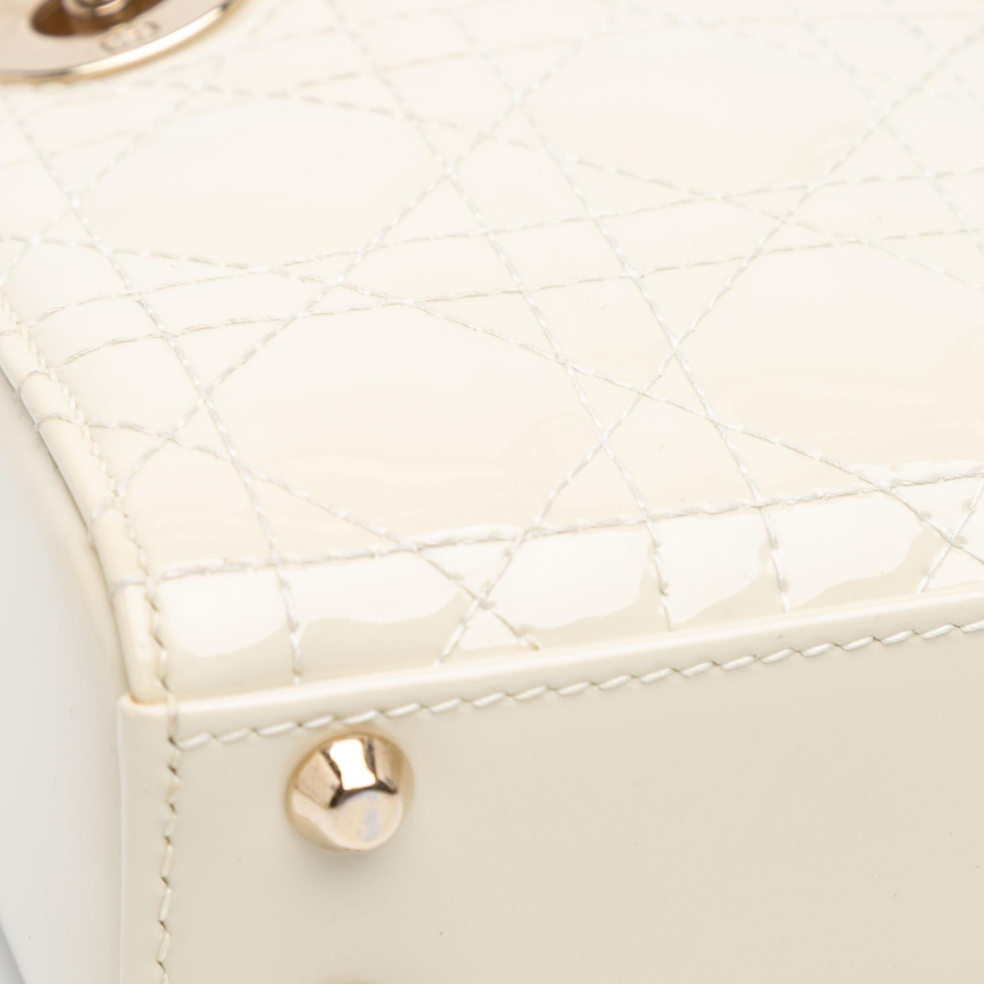 Dior Micro Patent Cannage Lady Dior