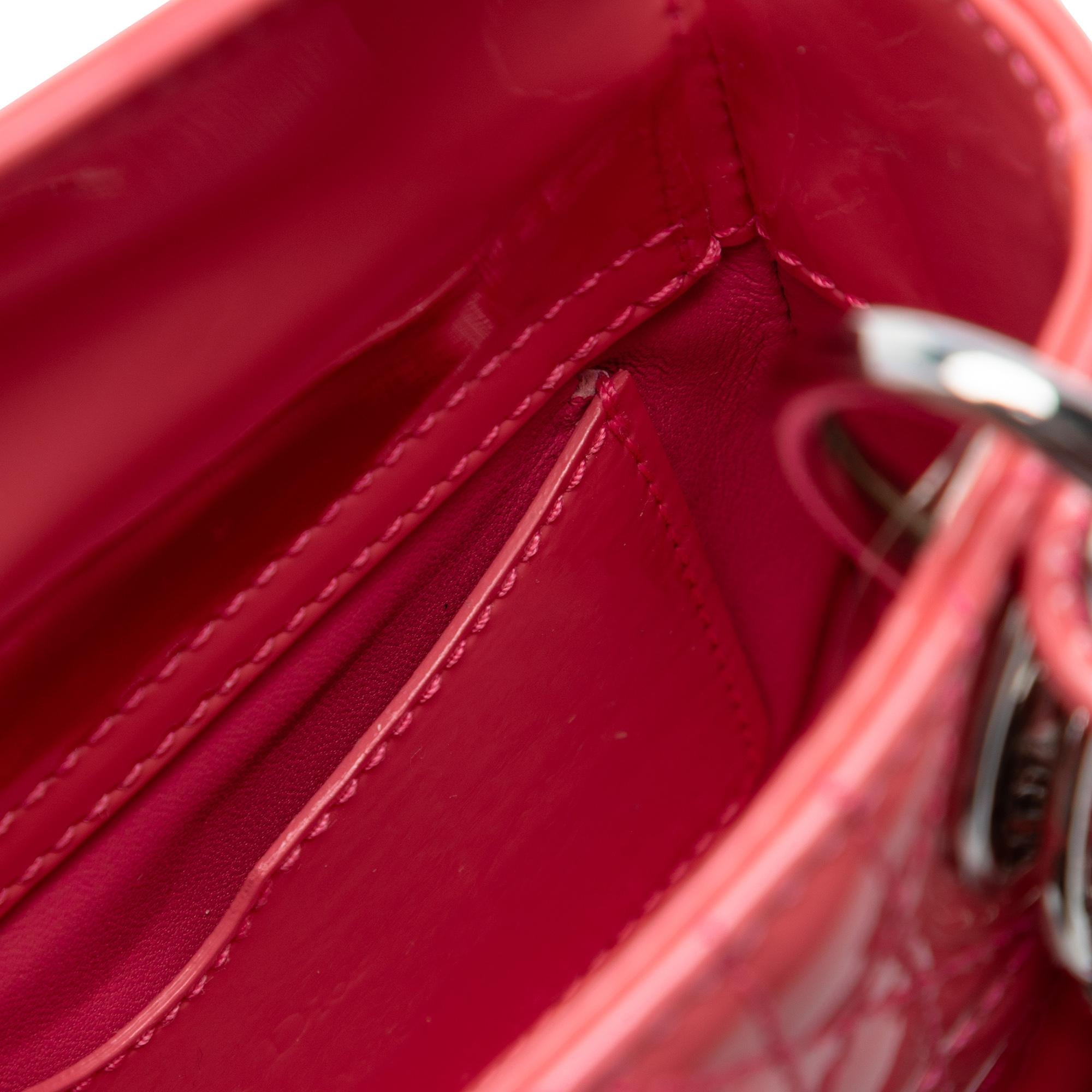 Dior Micro Patent Cannage Lady Dior