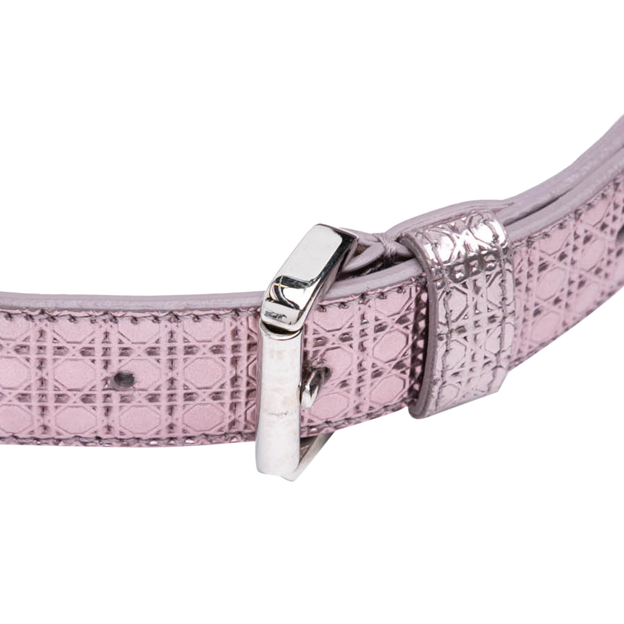 Dior Micro Patent Microcannage Lady Dior