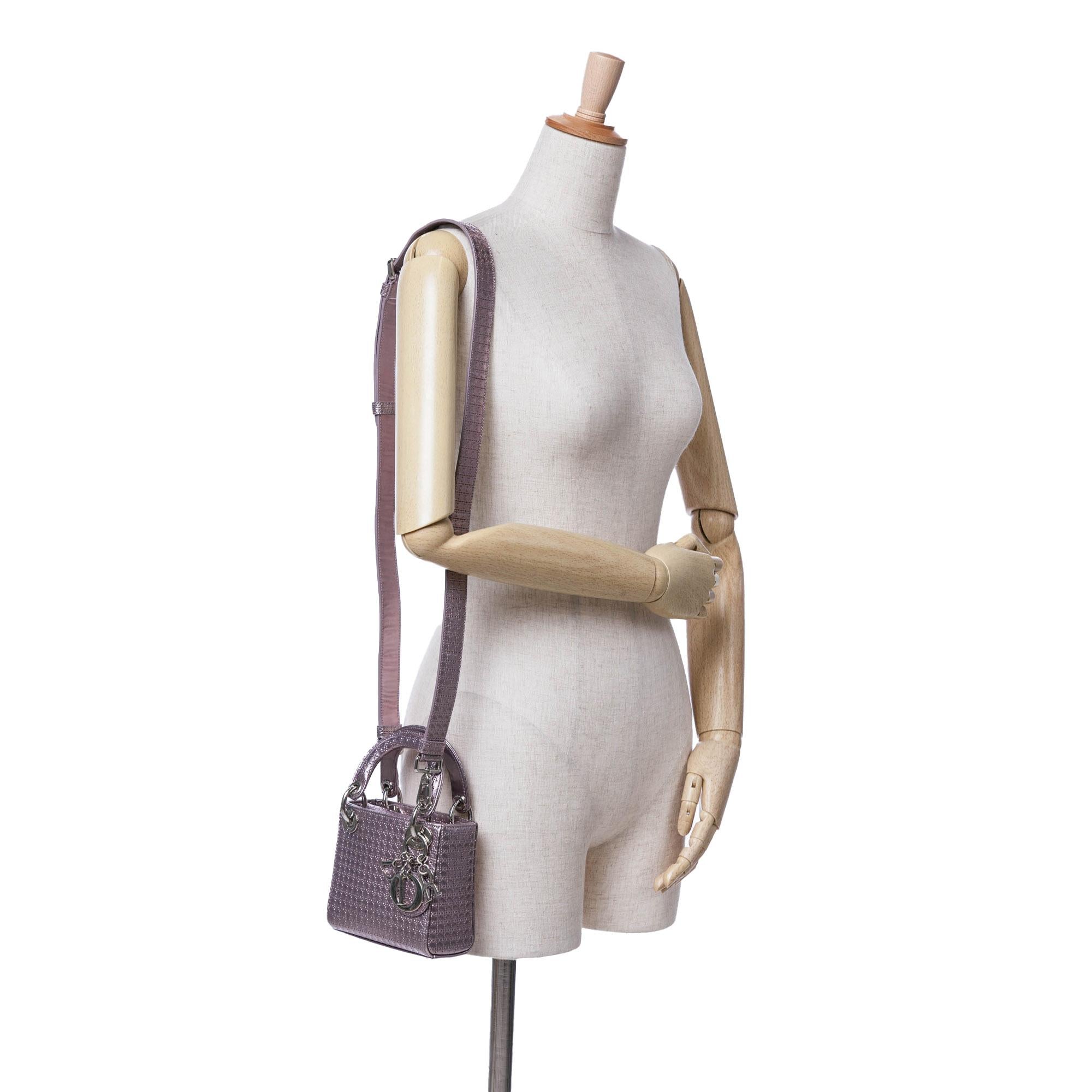 Dior Micro Patent Microcannage Lady Dior