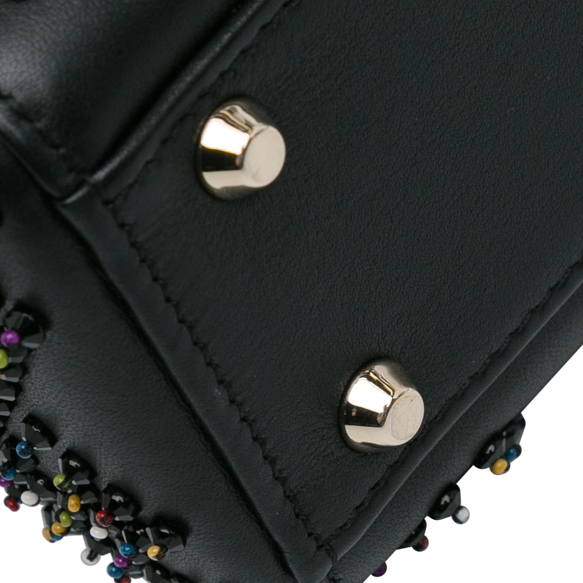 Dior Mini Beaded Lambskin Cannage Lady Dior (SHG-T5wYHY)