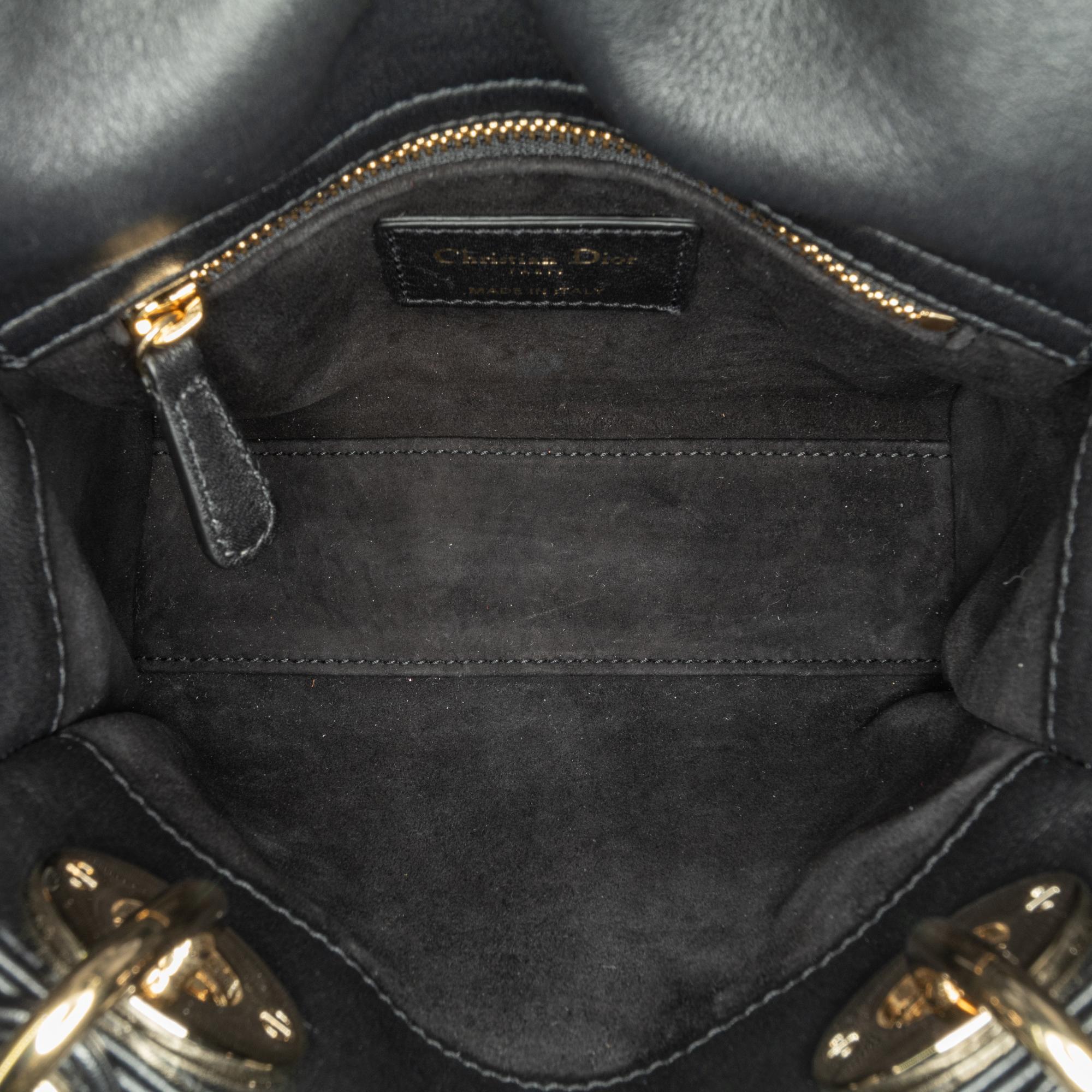 Dior Mini Beaded Lambskin Cannage Lady Dior (SHG-T5wYHY)