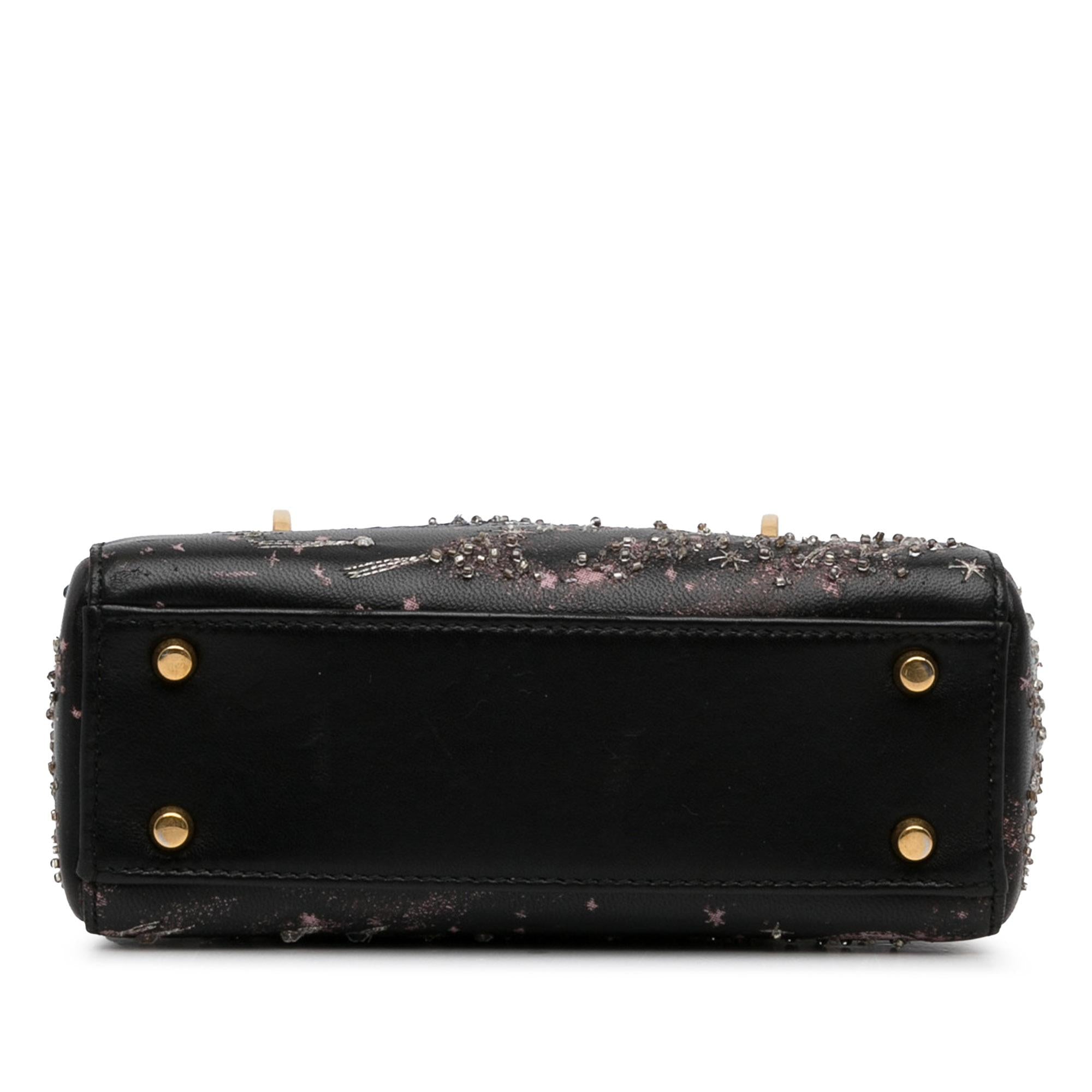 Dior Mini Calfskin I Feel Blue Lady Dior (SHG-MDAjUh)