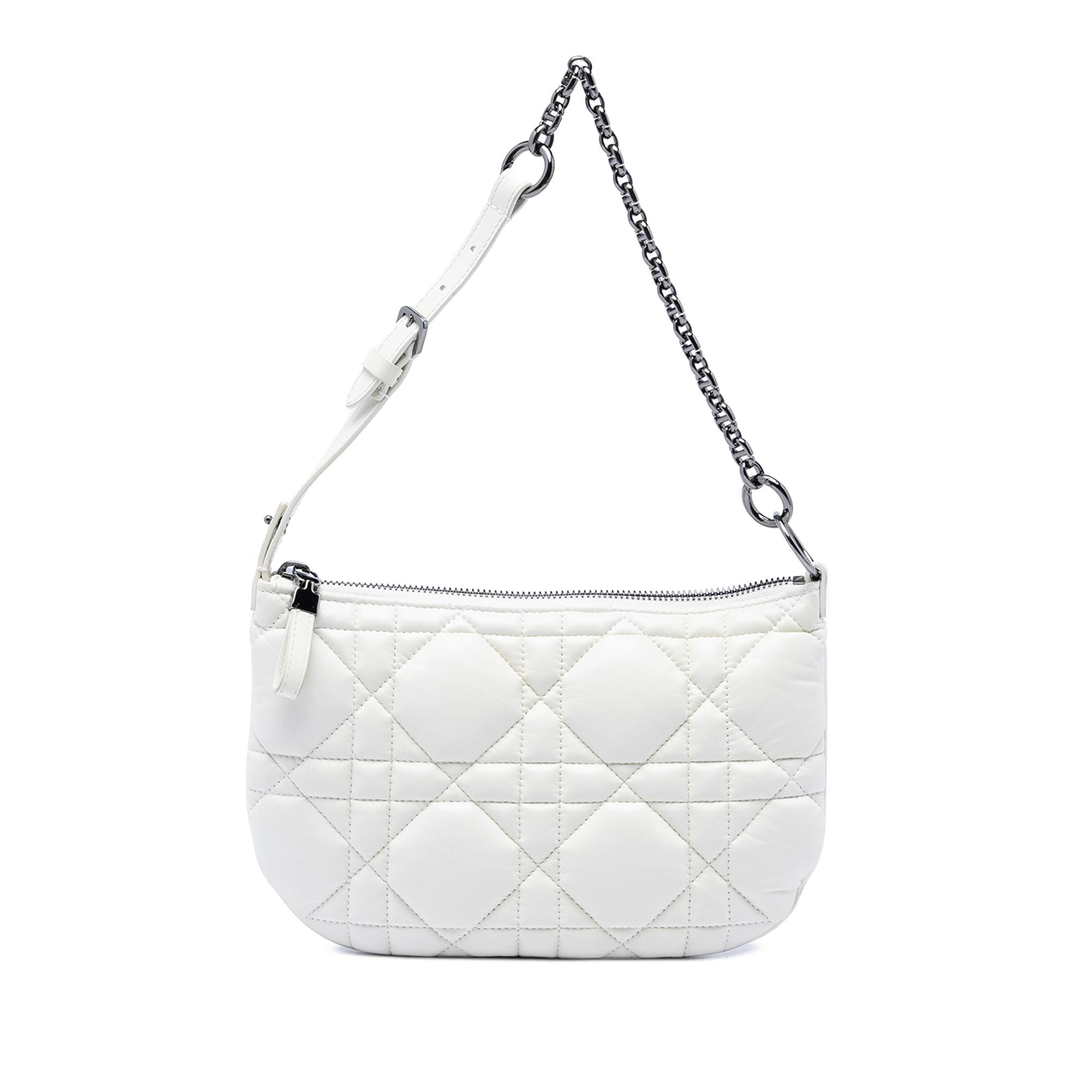 Dior Mini Calfskin Macrocannage Dior Caro Tulip Bag