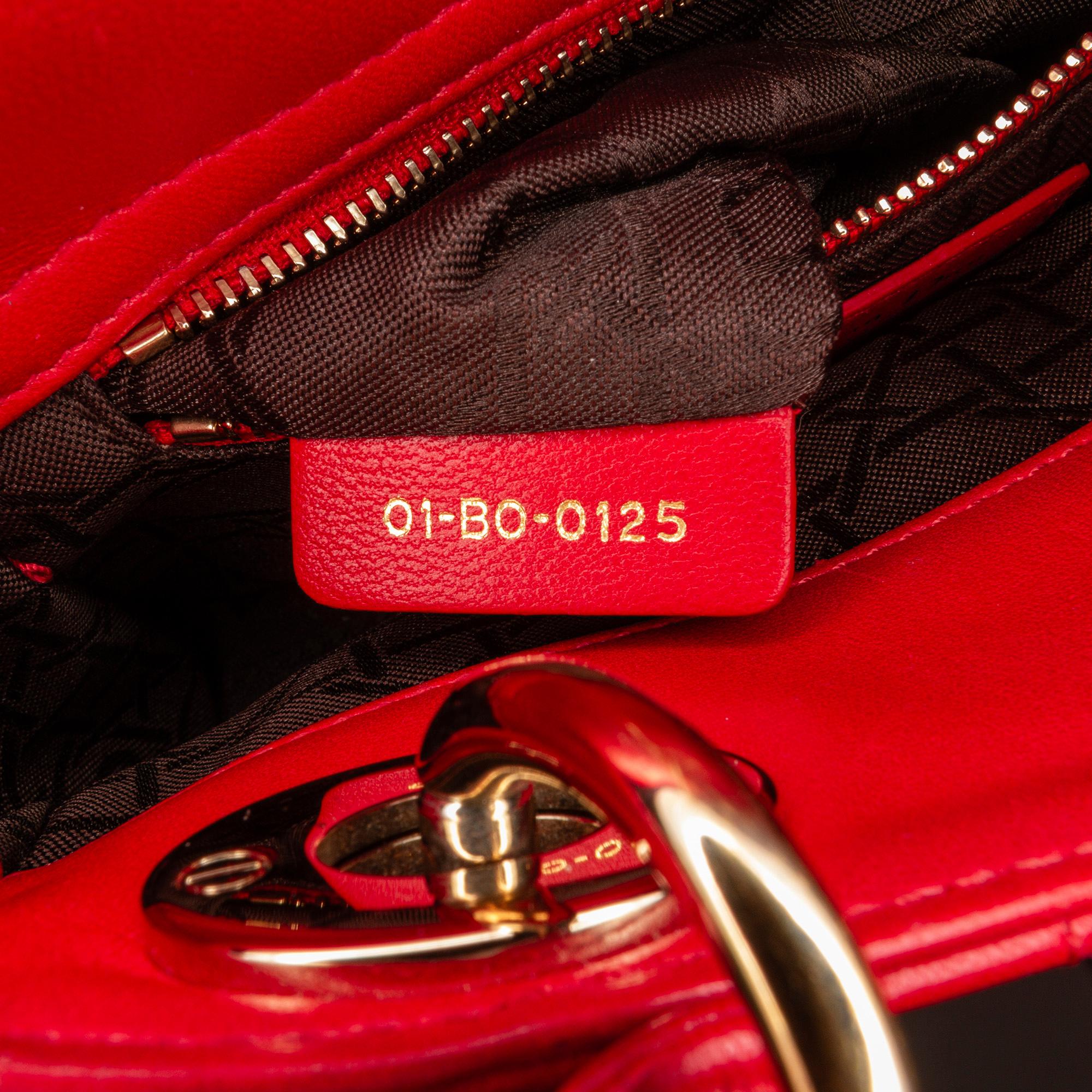 Dior Mini Cannage Lambskin Lady Dior (SHG-JGcyRi)