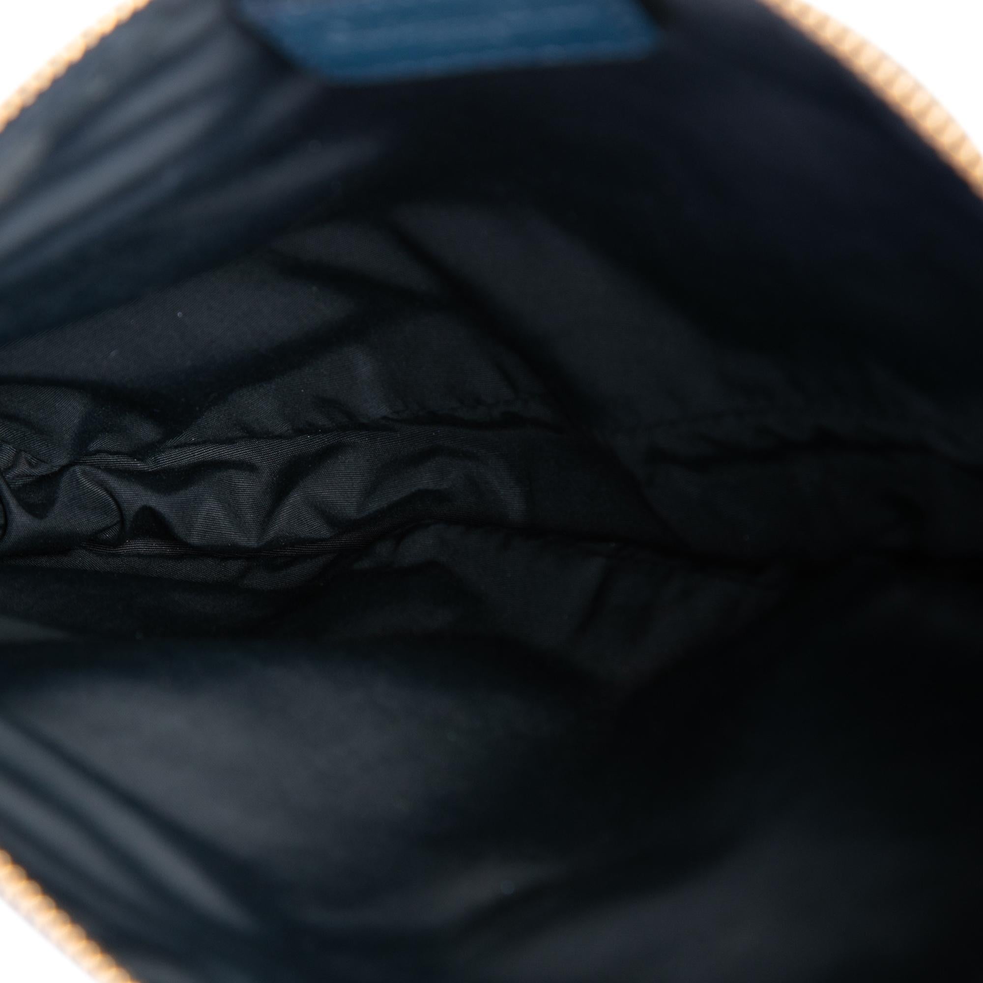 Dior Mini Diorissimo Canvas Saddle Pochette