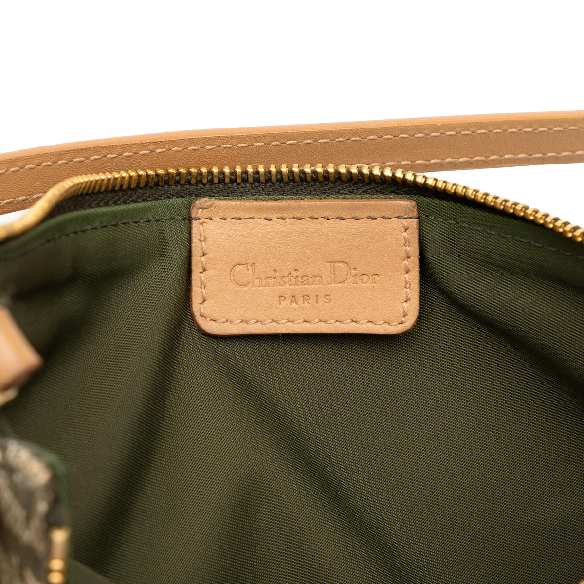 Dior Mini Diorissimo Canvas Saddle Pochette