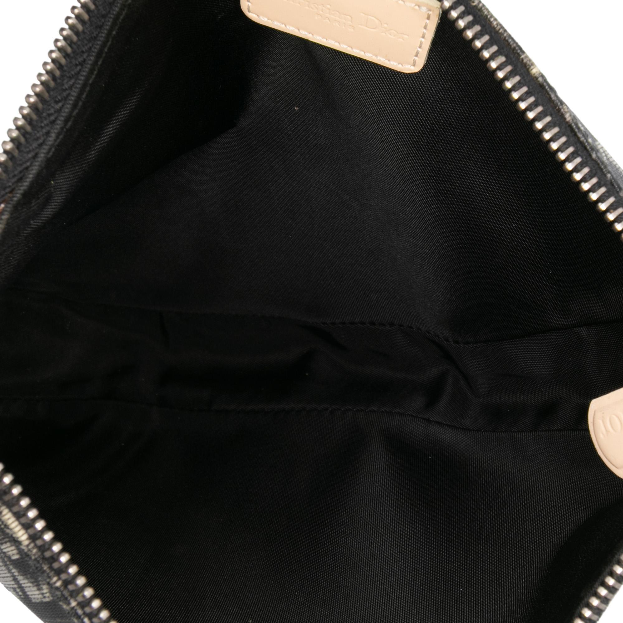 Dior Mini Diorissimo Coated Canvas Saddle Pochette