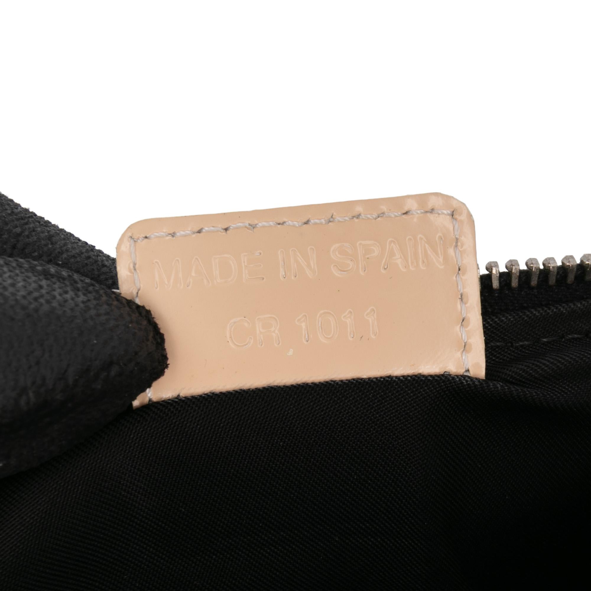 Dior Mini Diorissimo Coated Canvas Saddle Pochette