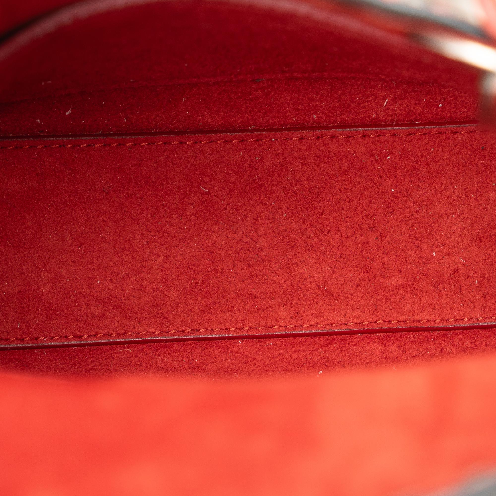 Dior Mini Embossed Calfskin Cannage Studded Lady Dior