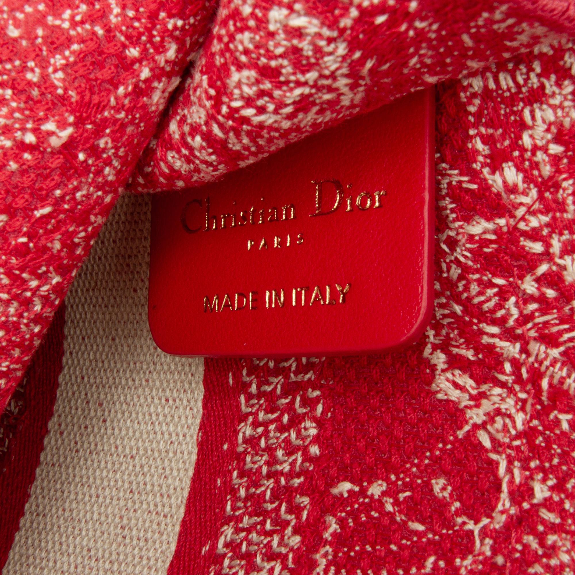 Dior Mini Embroidered Book Tote (SHG-PkGOnT)