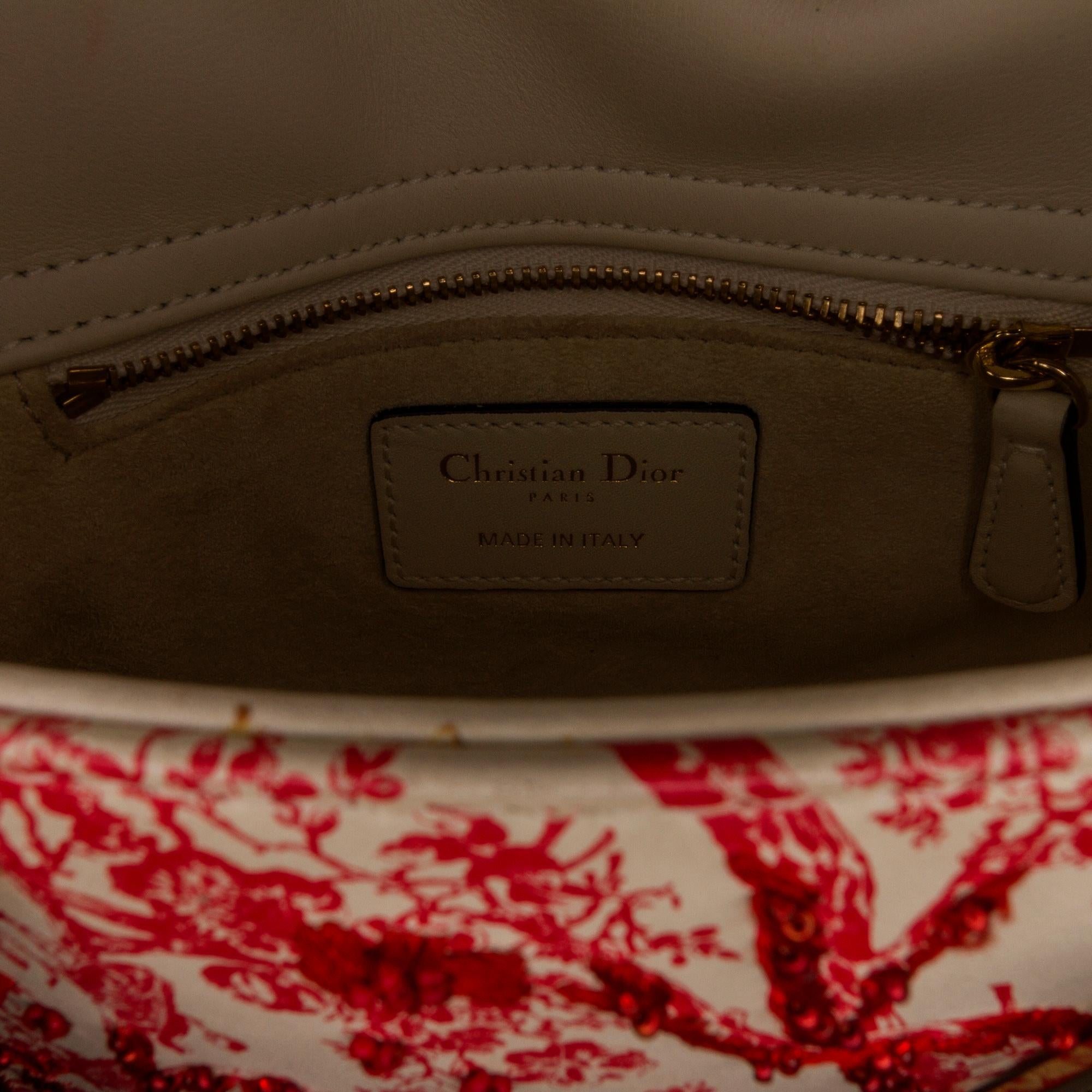 Dior Mini Floral Toile de Jouy Lady Dior (SHG-Kfg3ki)