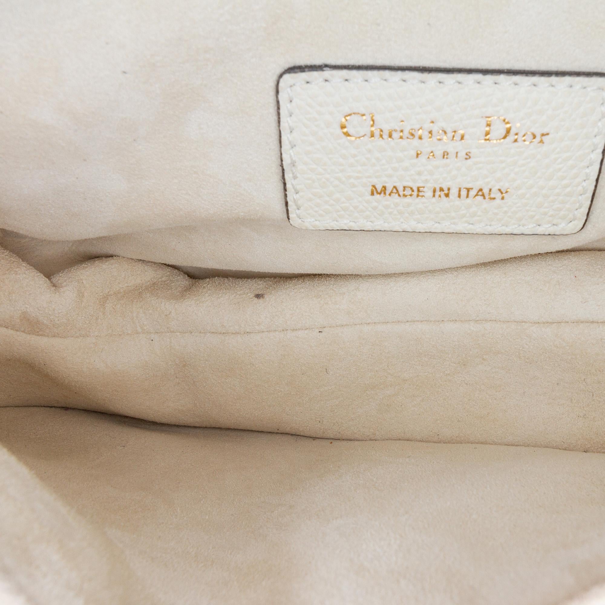 Dior Mini Grained Calfskin Saddle Bag