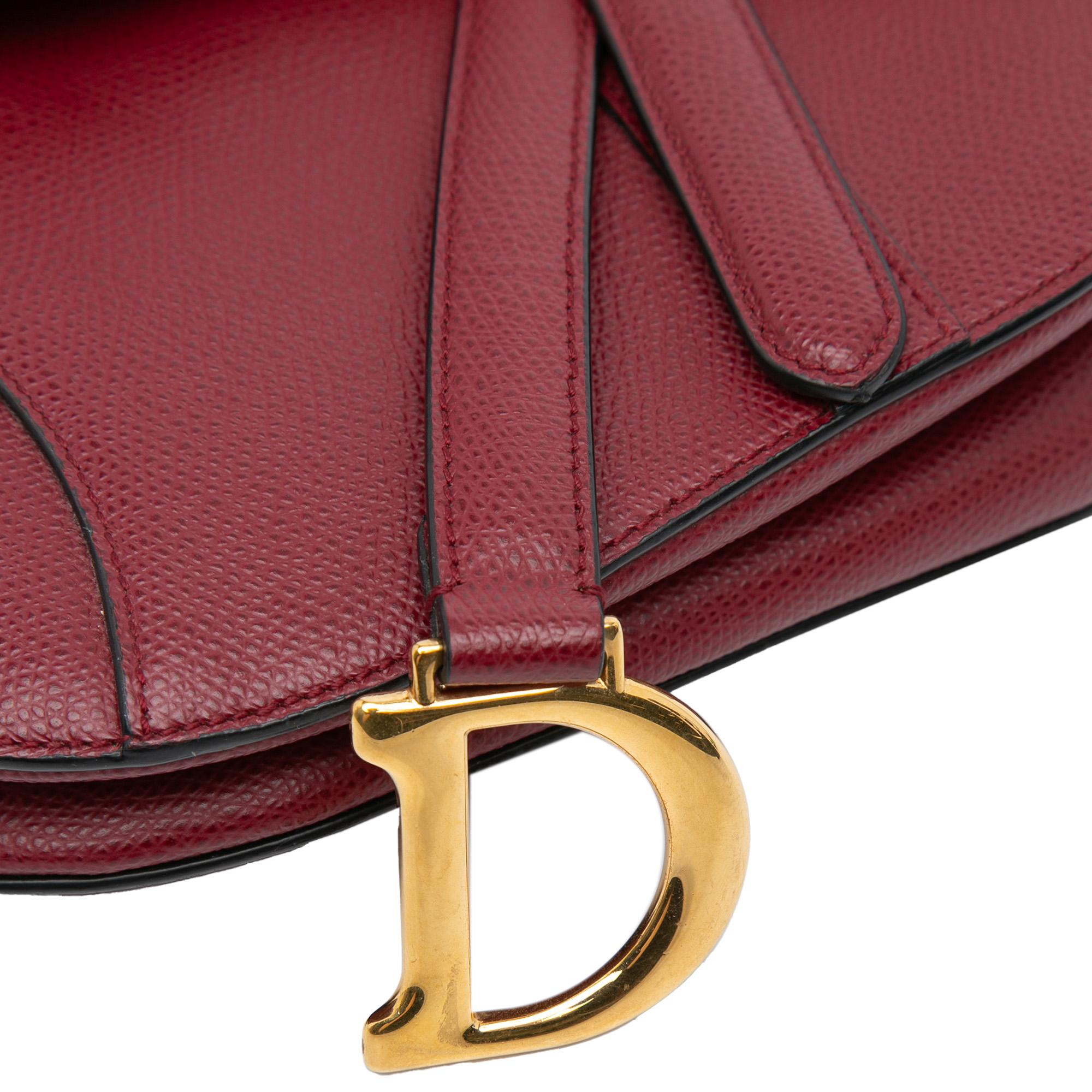 Dior Mini Grained Calfskin Saddle Bag