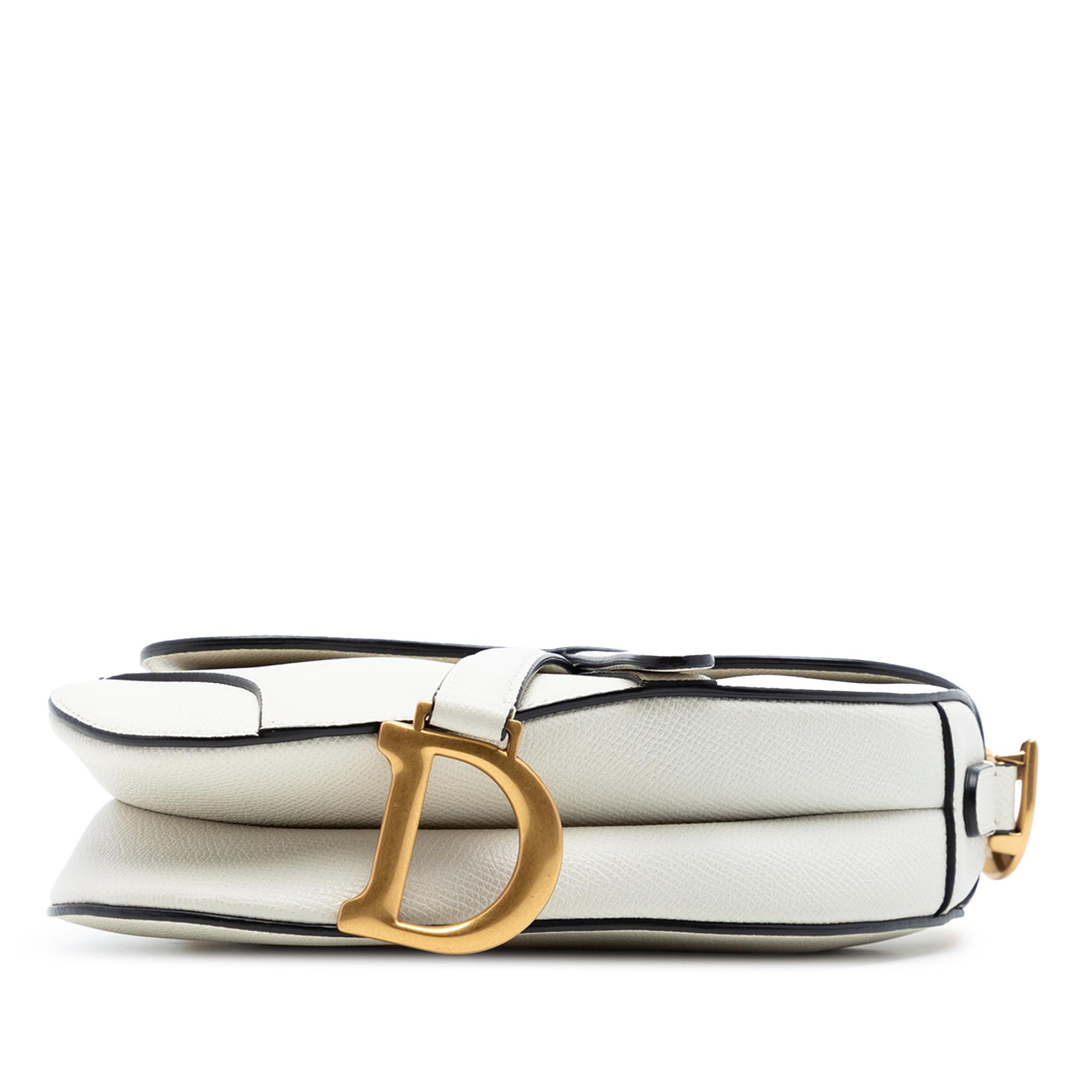 Dior Mini Grained Calfskin Saddle Bag