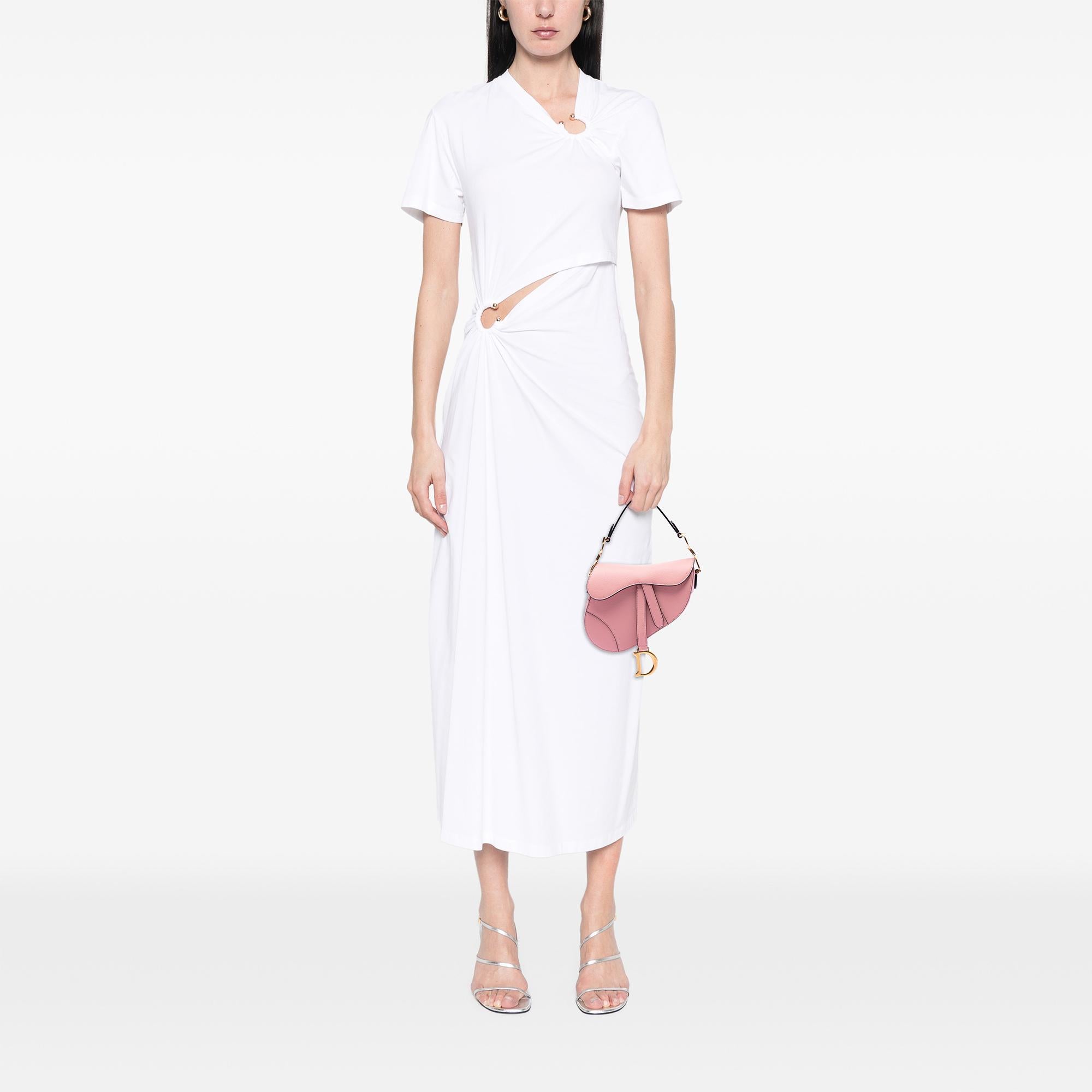 Dior Mini Grained Calfskin Saddle Bag