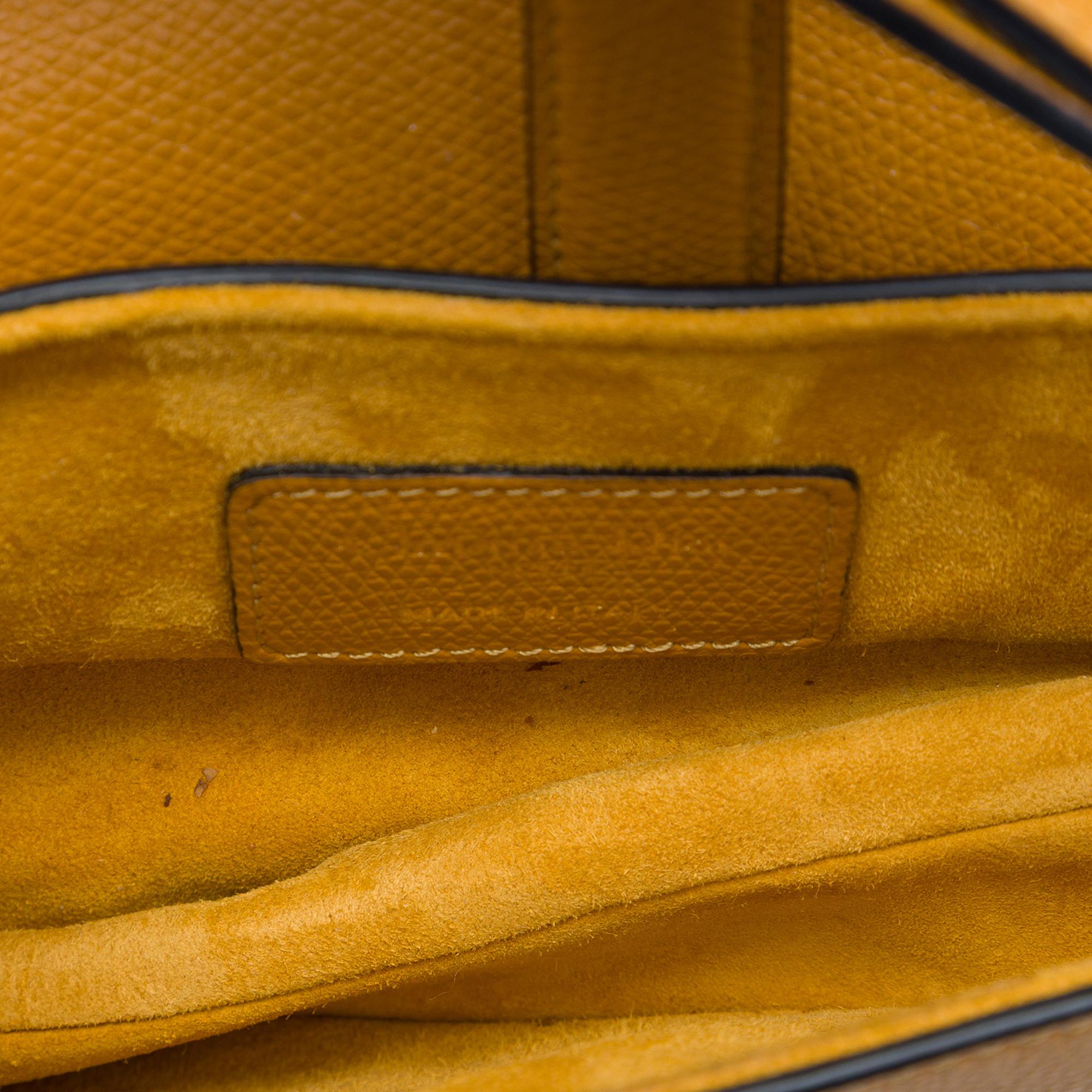 Dior Mini Grained Calfskin Saddle Bag