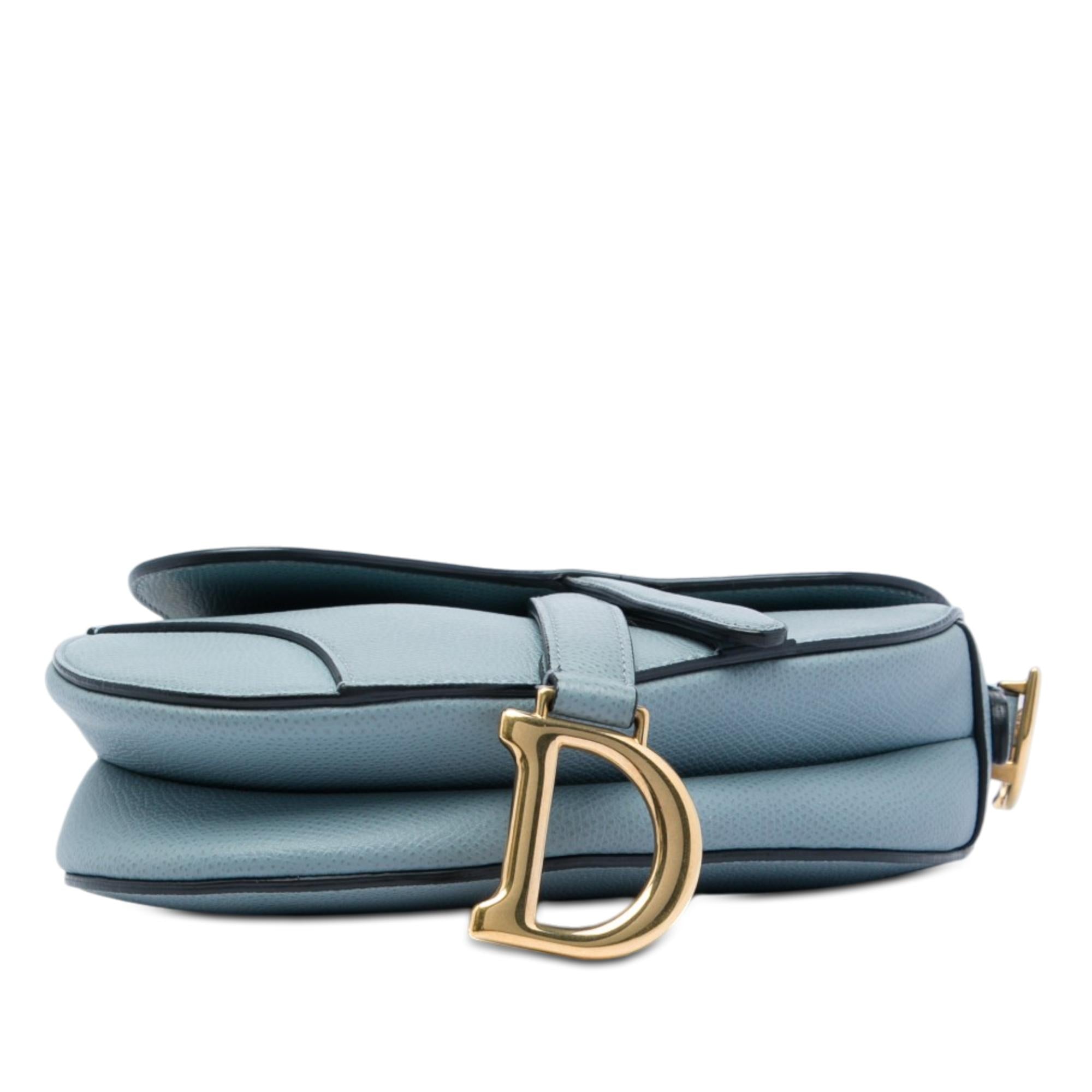 Dior Mini Grained Calfskin Saddle Bag