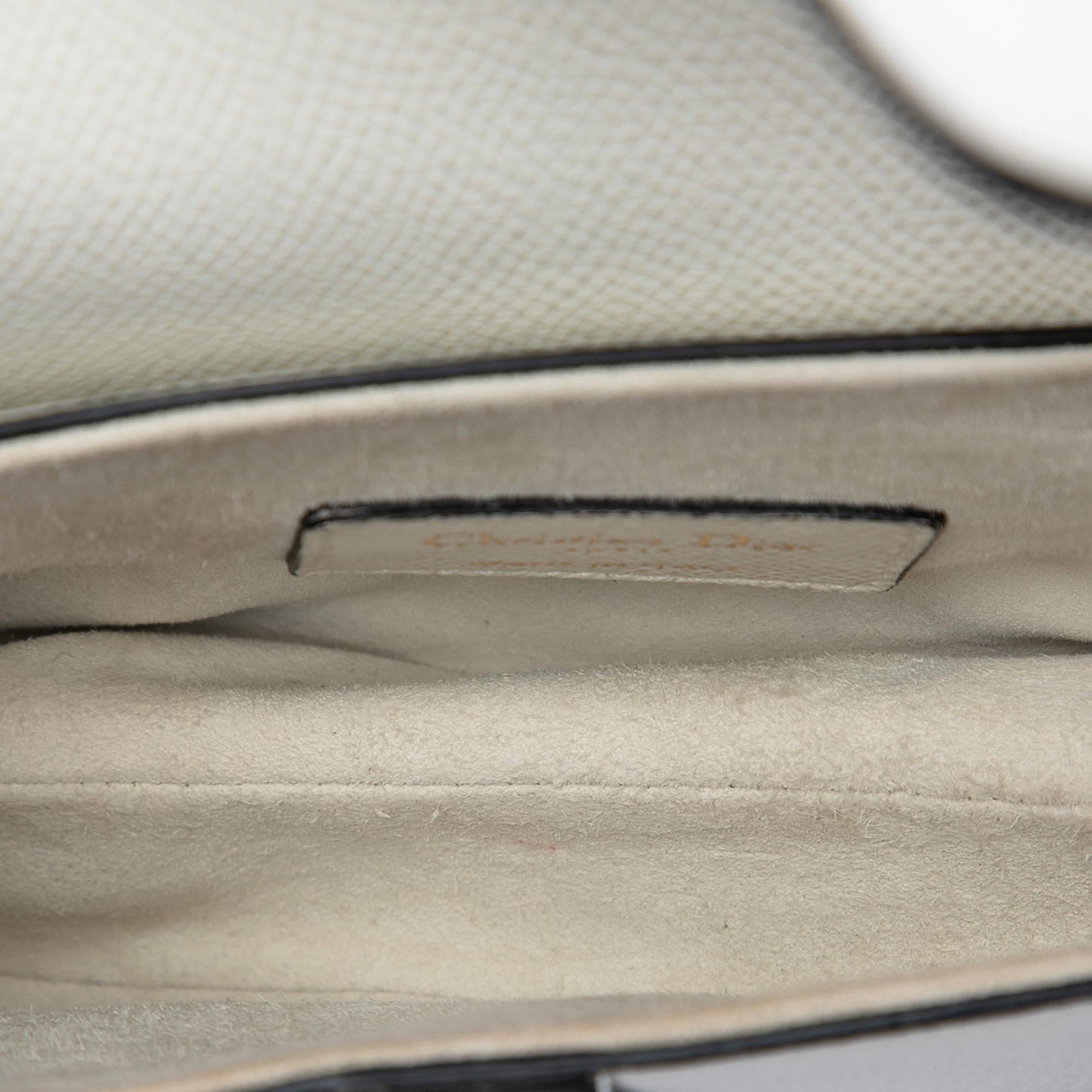 Dior Mini Grained Calfskin Saddle Bag