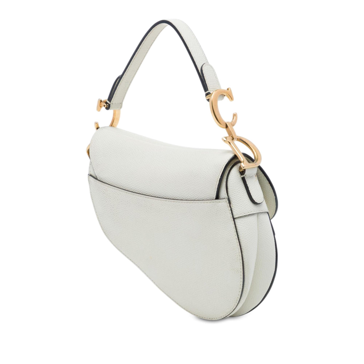 Dior Mini Grained Calfskin Saddle Bag