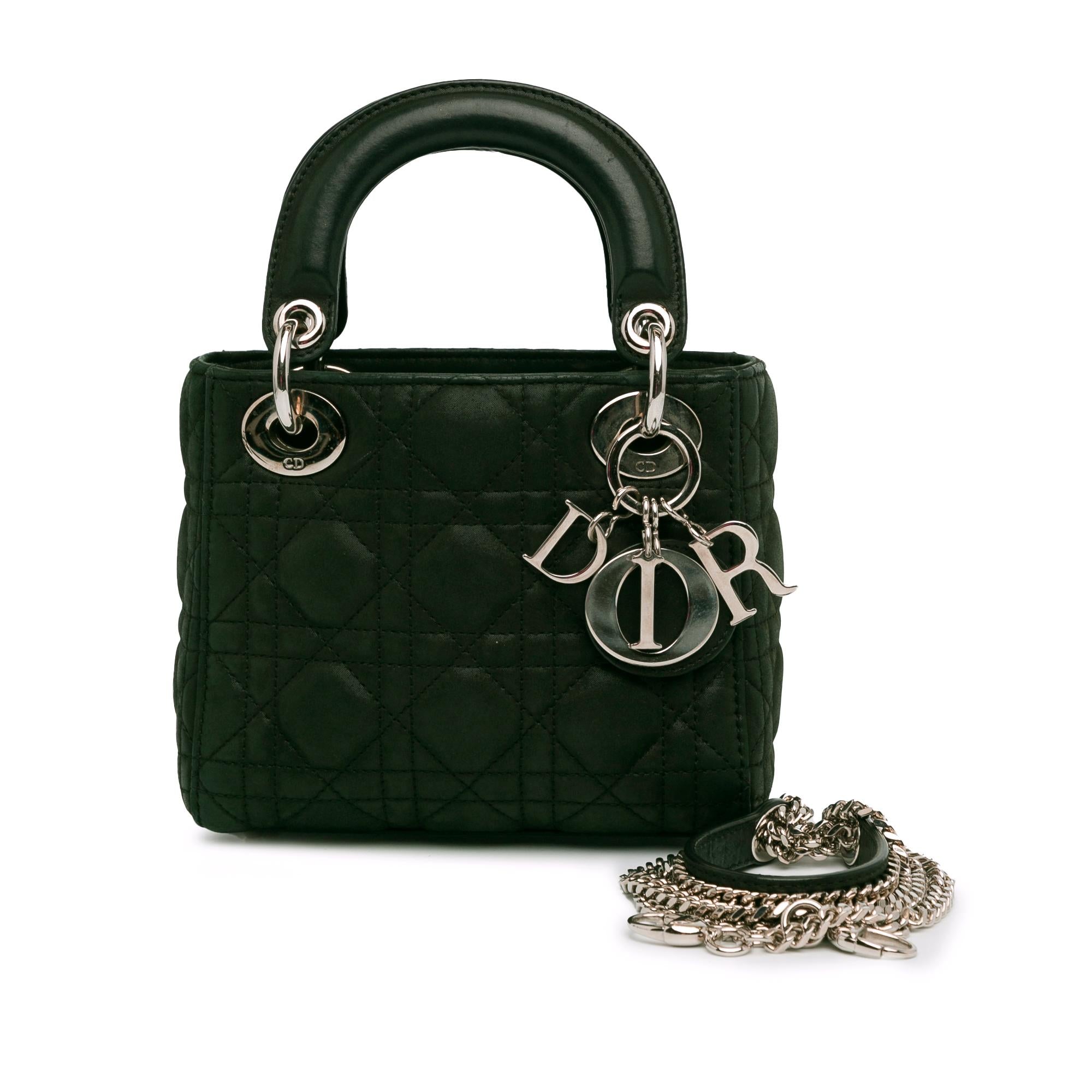 Dior Mini Iridescent Cannage Lady Dior (SHG-7ZmNaK)