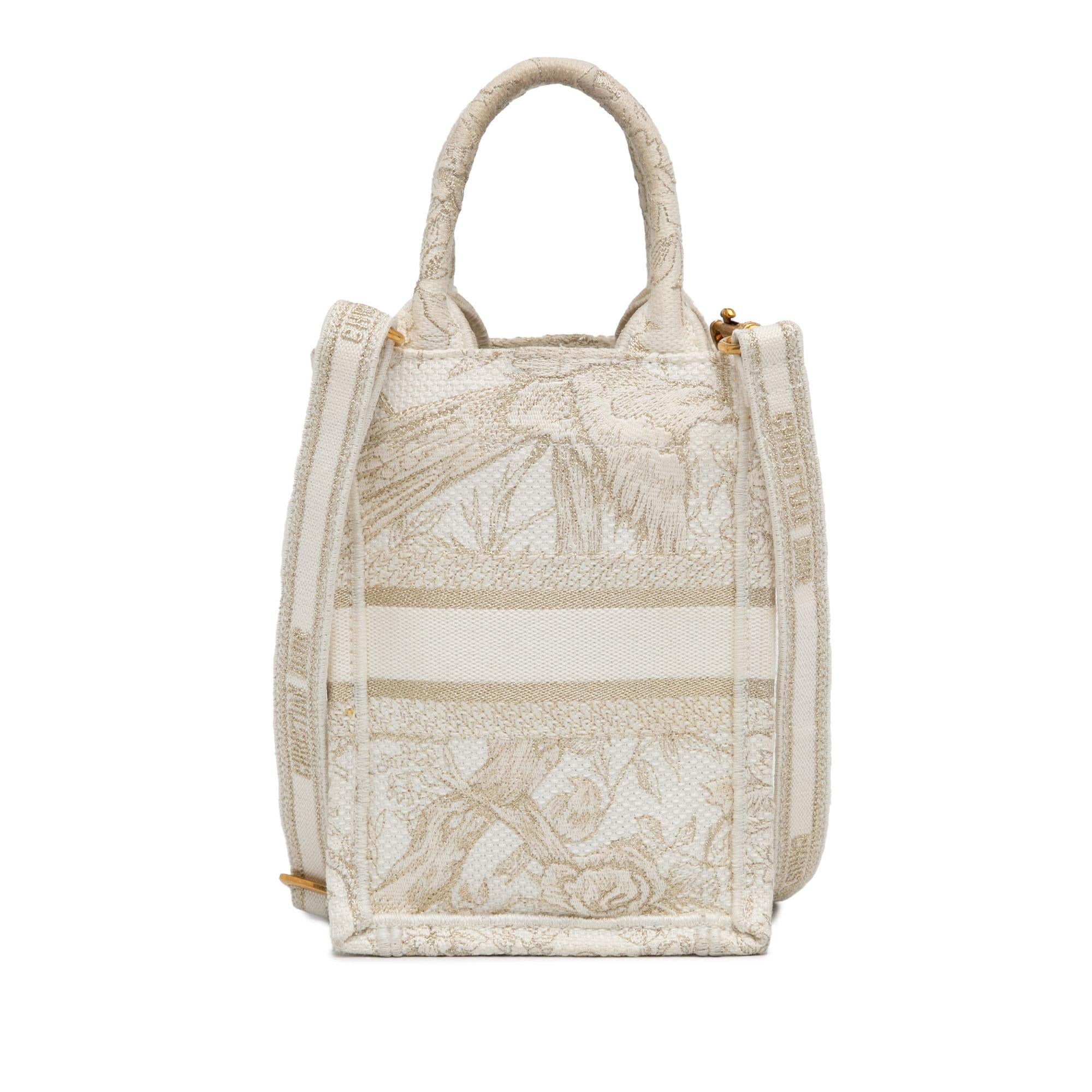 Dior Mini Jardin D'Hiver Vertical Book Tote