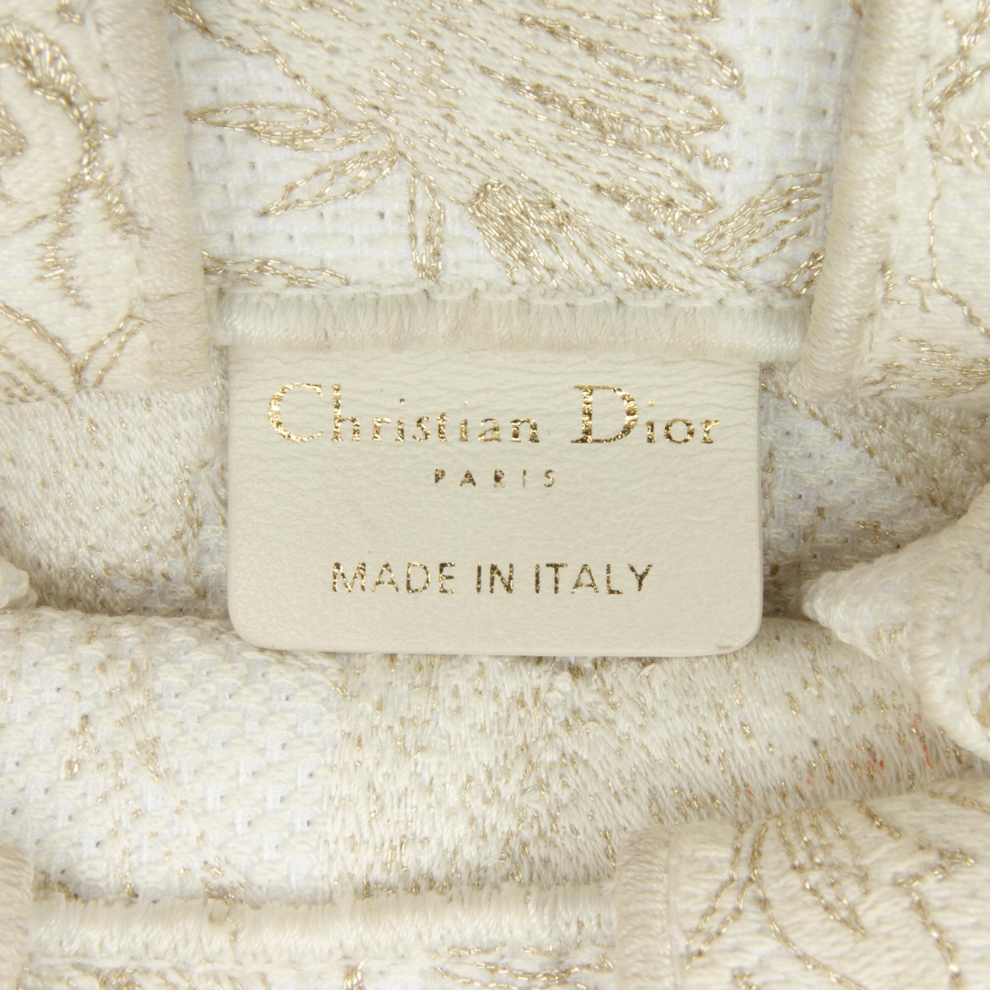 Dior Mini Jardin D'Hiver Vertical Book Tote