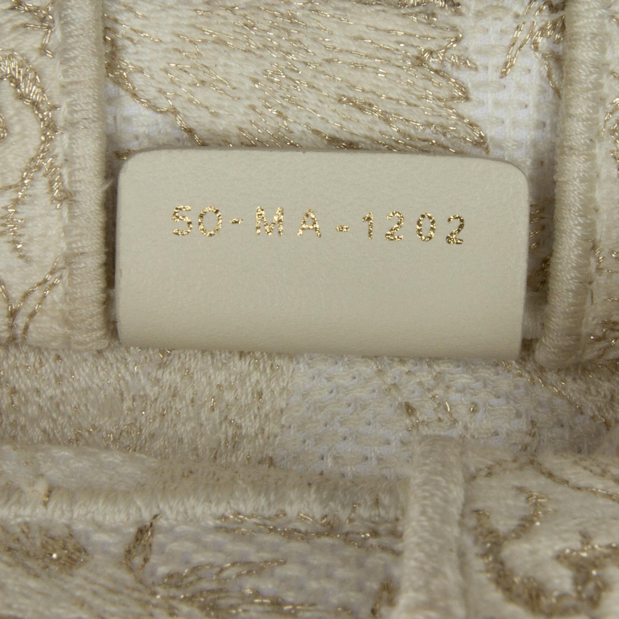 Dior Mini Jardin D'Hiver Vertical Book Tote