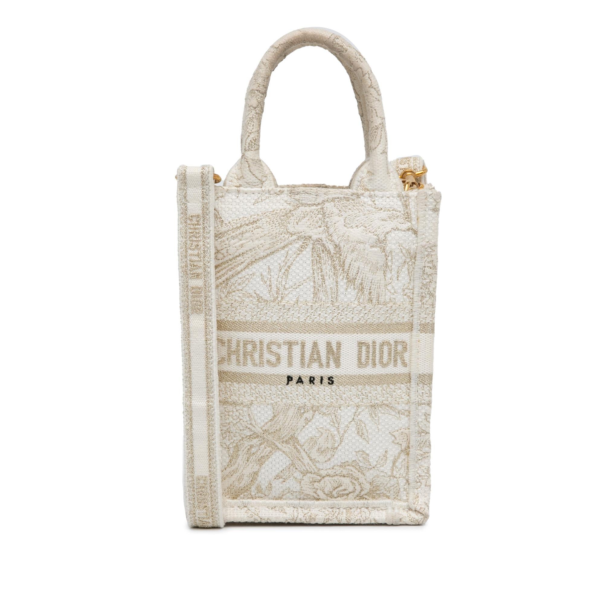 Dior Mini Jardin D'Hiver Vertical Book Tote