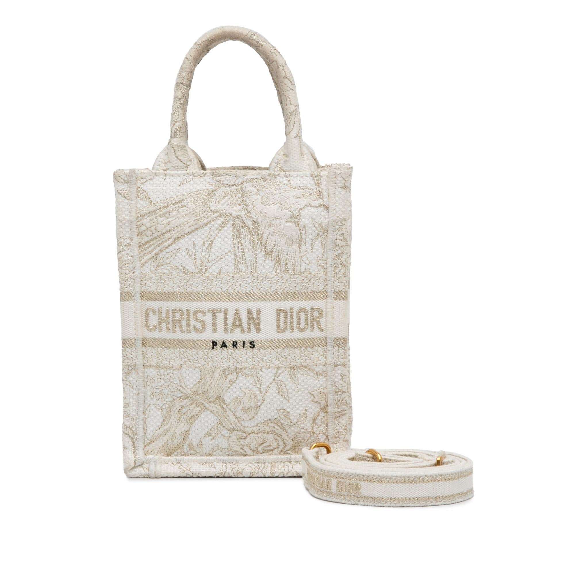 Dior Mini Jardin D'Hiver Vertical Book Tote