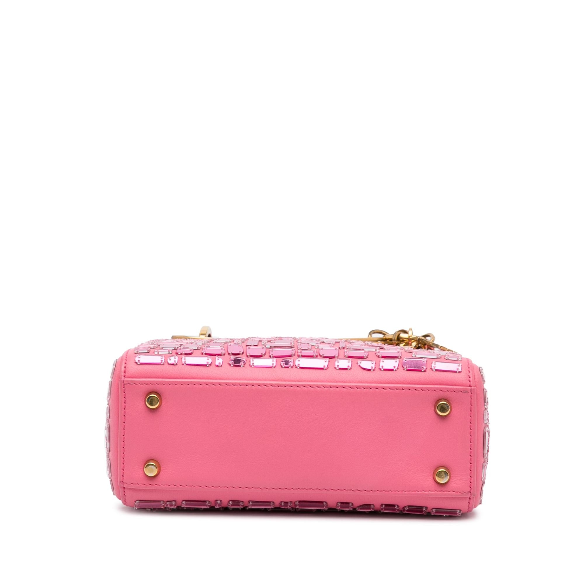 Dior Mini Lady Dior Embroidered Mosaic of Mirrors (SHG-VLVCzG)