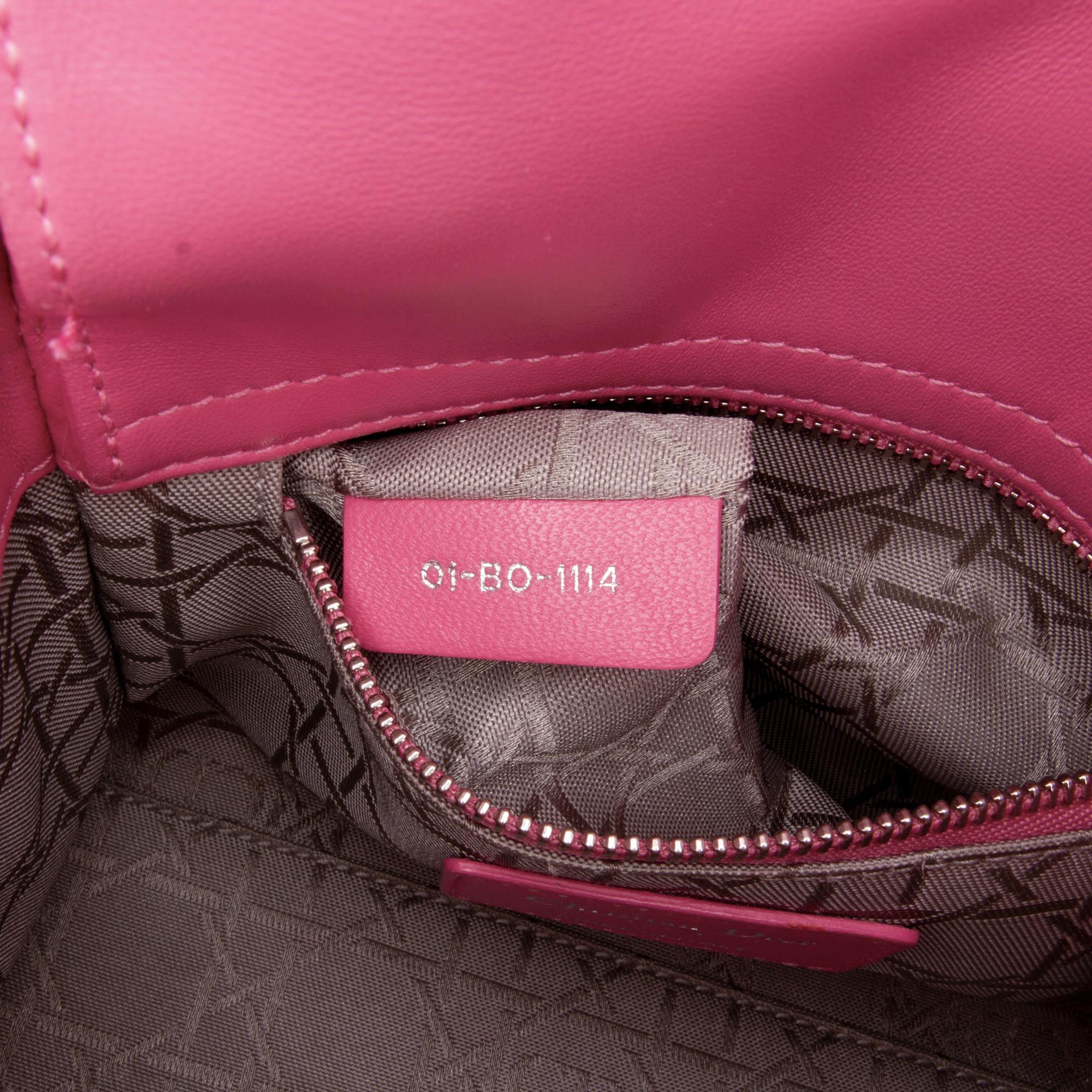 Dior Mini Lambskin Cannage Lady Dior
