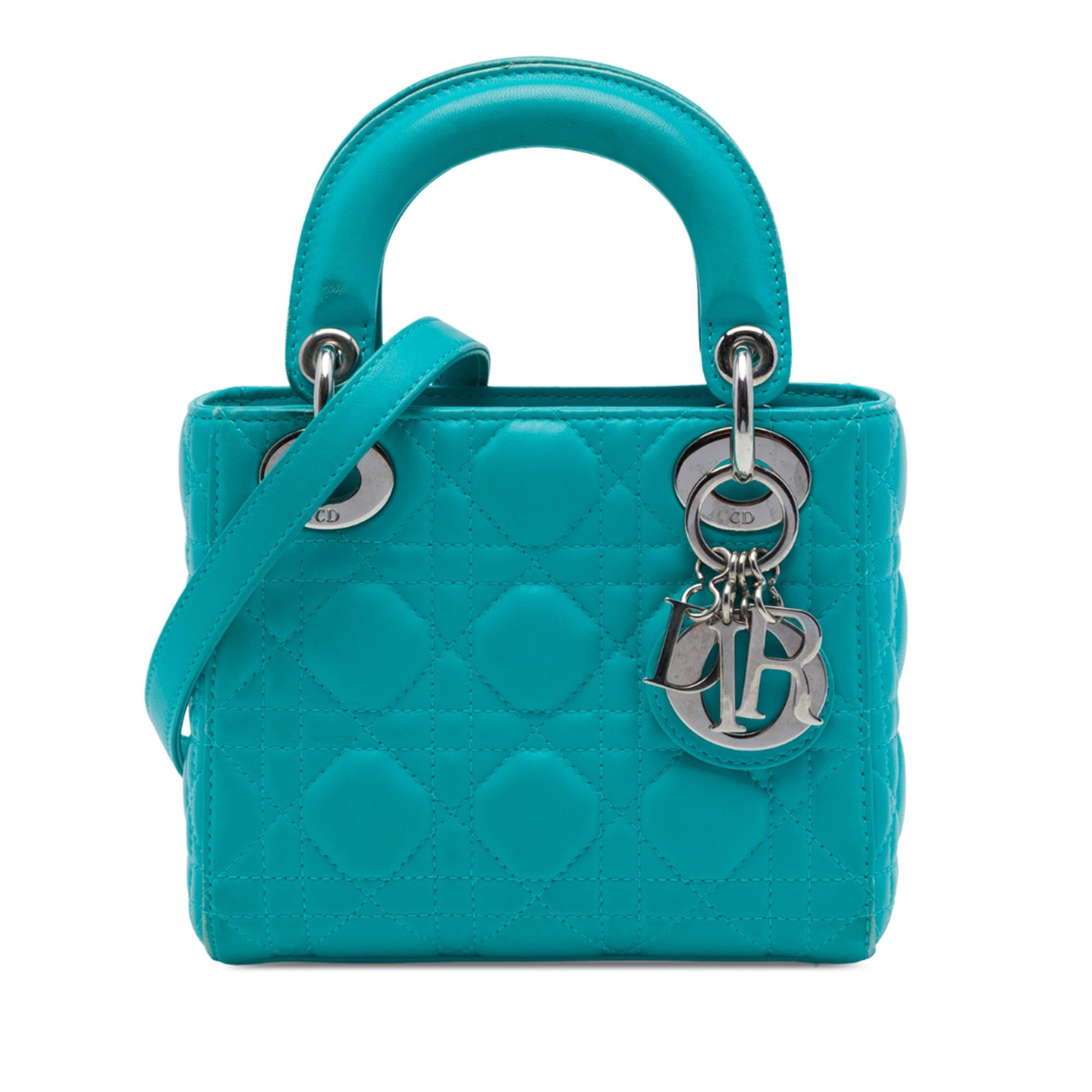 Dior Mini Lambskin Cannage Lady Dior
