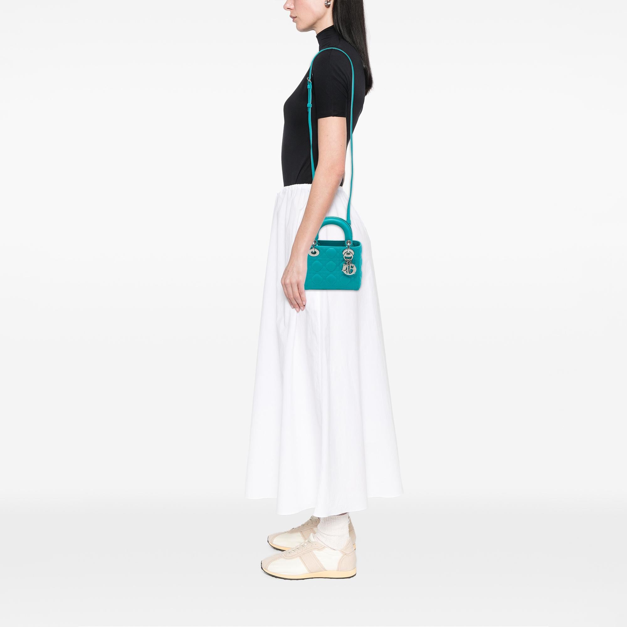 Dior Mini Lambskin Cannage Lady Dior