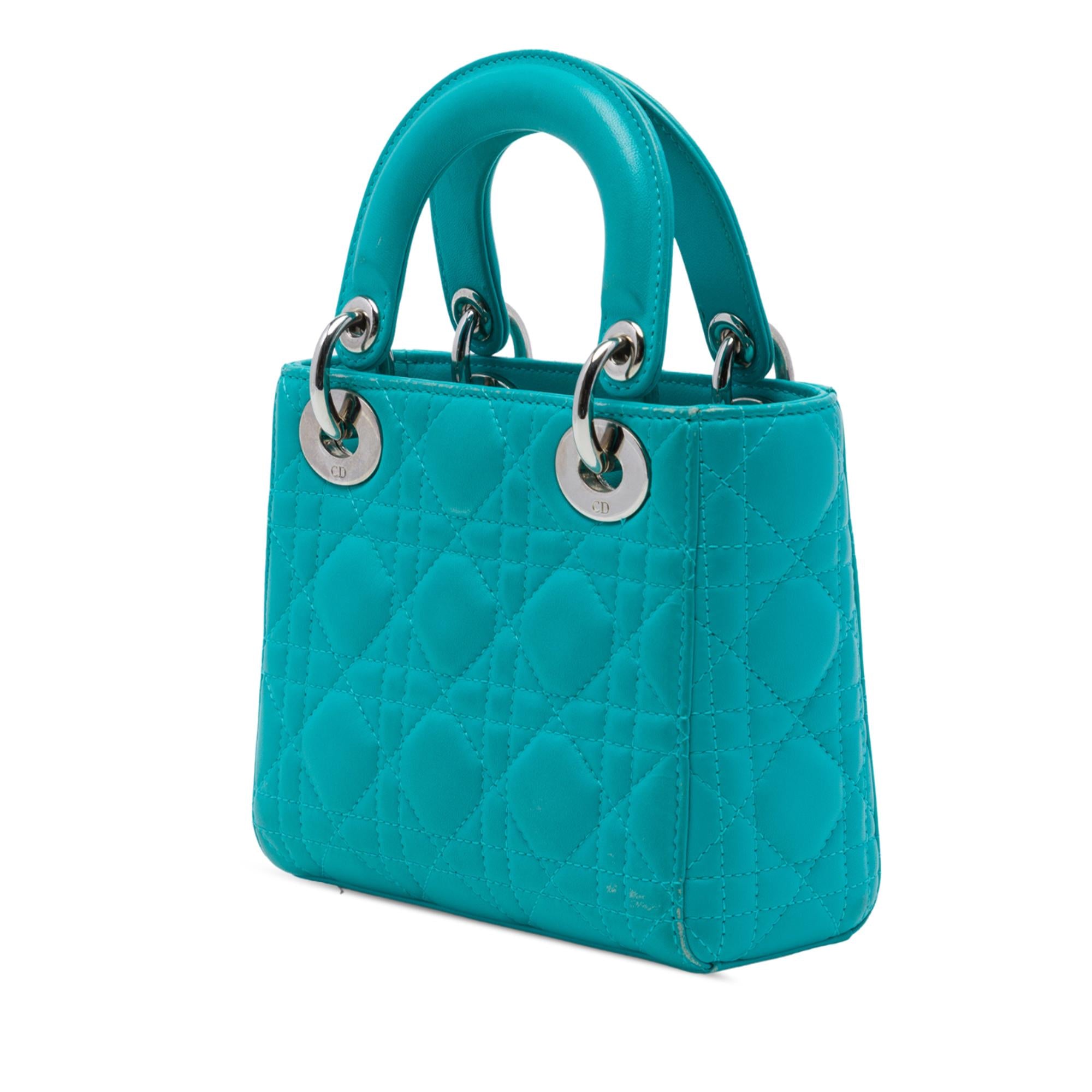 Dior Mini Lambskin Cannage Lady Dior