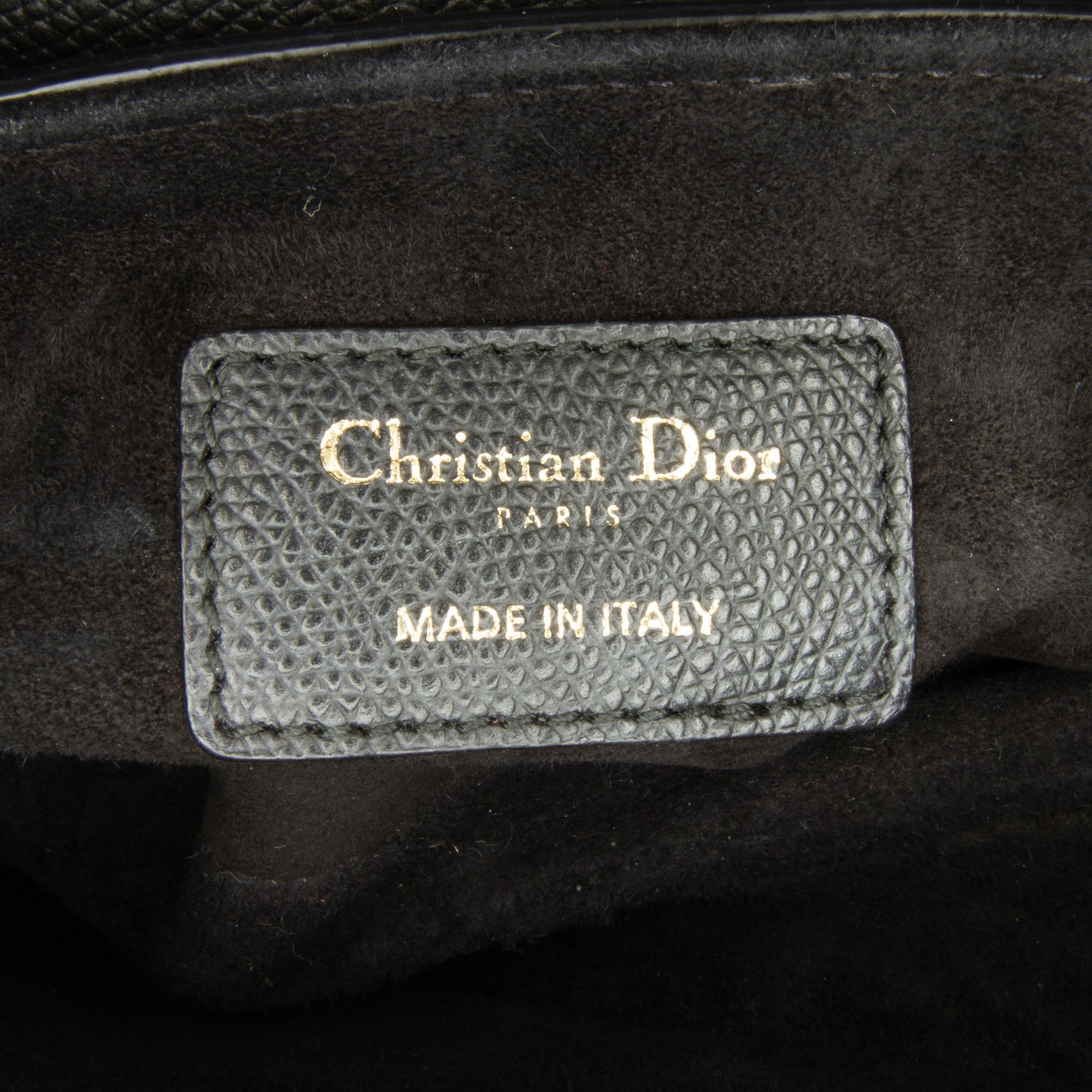 Dior Mini Leather Saddle Bag (SHG-KUNT5m)